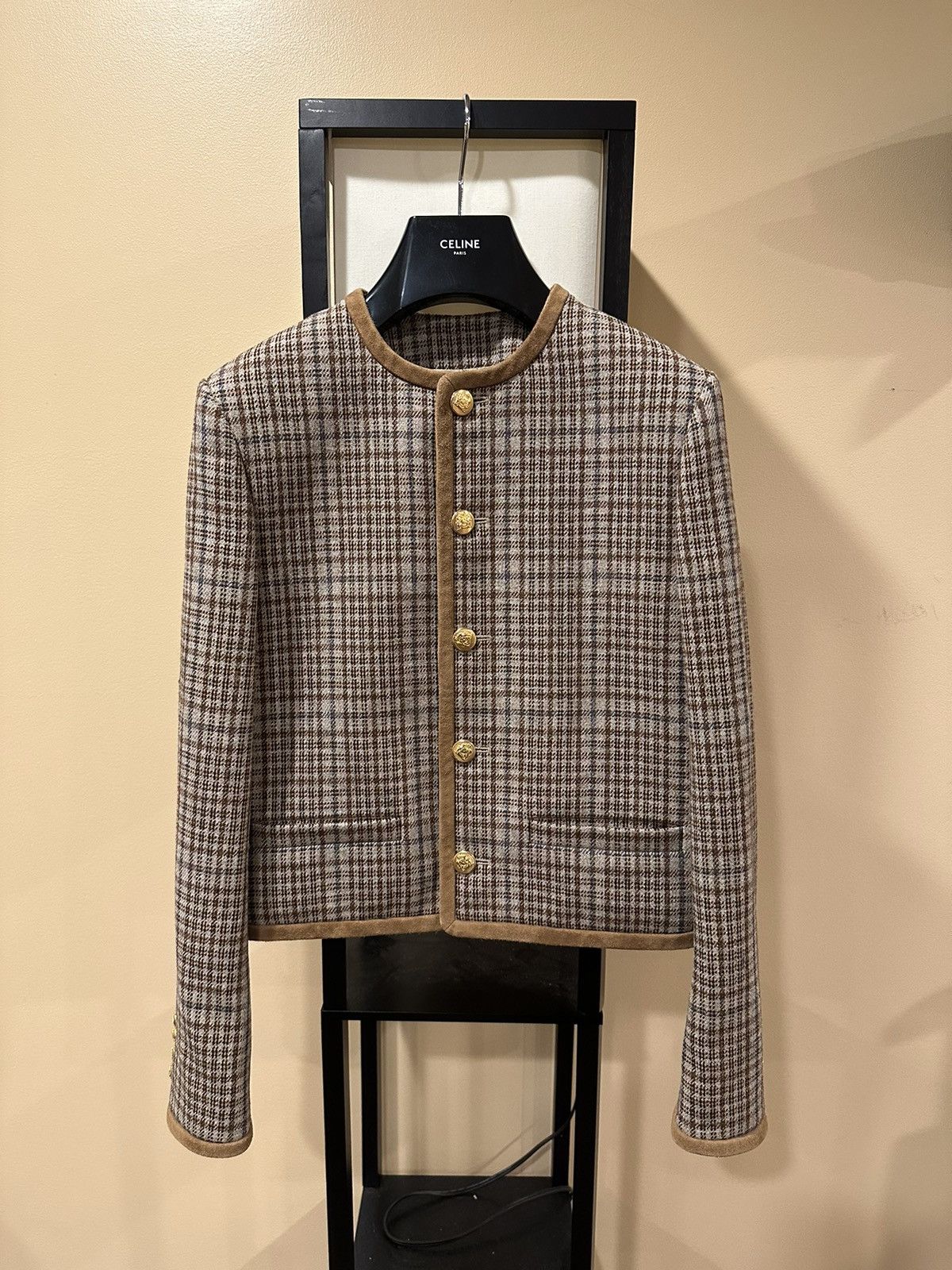 Celine × Hedi Slimane Celine CHASSEUR Kaia Berger Exclusive