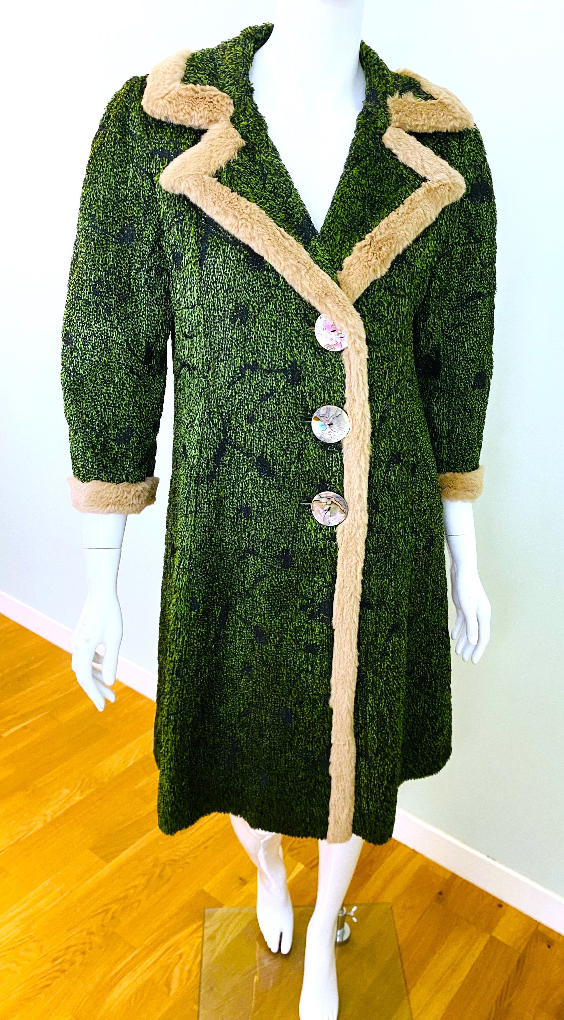John Galliano JOHN GALLIANO F/W 2000 Rabbit Fur Runway Trimmed Jacket Coat Size M / US 6-8 / IT 42-44 - 2 Thumbnail