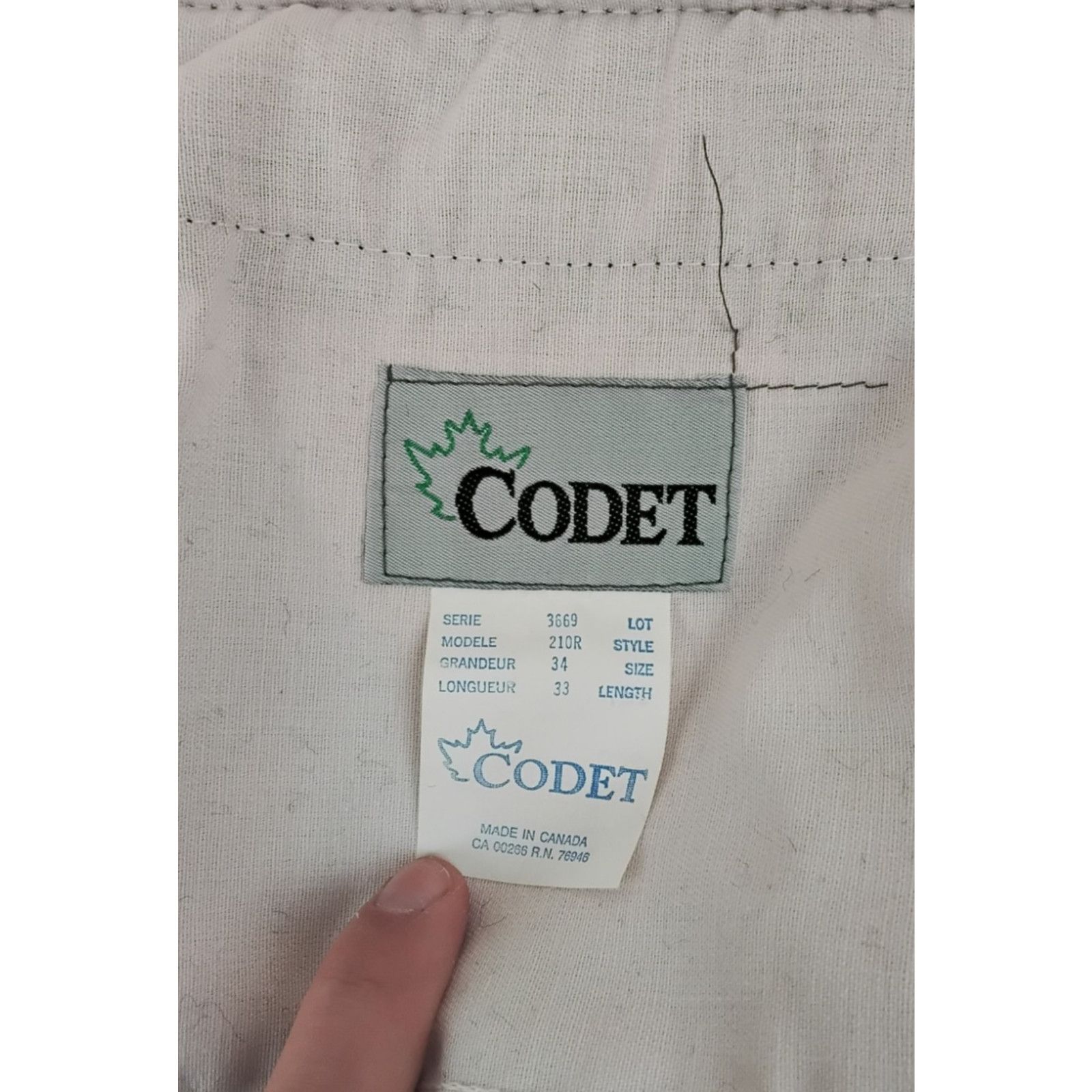 Other Codet Wool Pants Men's 34x33 Gray/Red Plaid Syle 210R Size US 34 / EU 50 - 8 Thumbnail