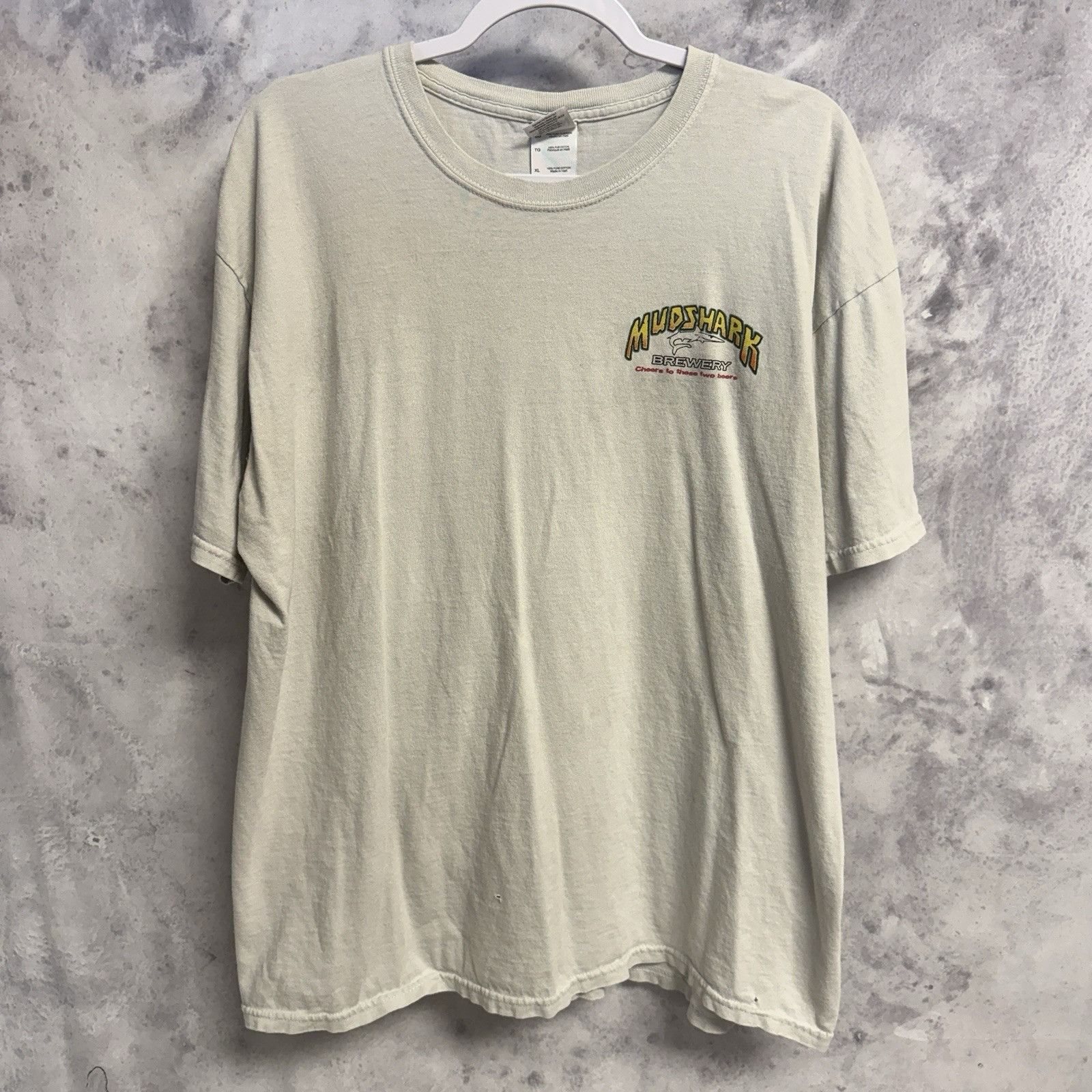 Vintage Vintage MudShark Brewery T Shirt Mens XL Y2K Short Sleeve Size US XL / EU 56 / 4 - 3 Thumbnail