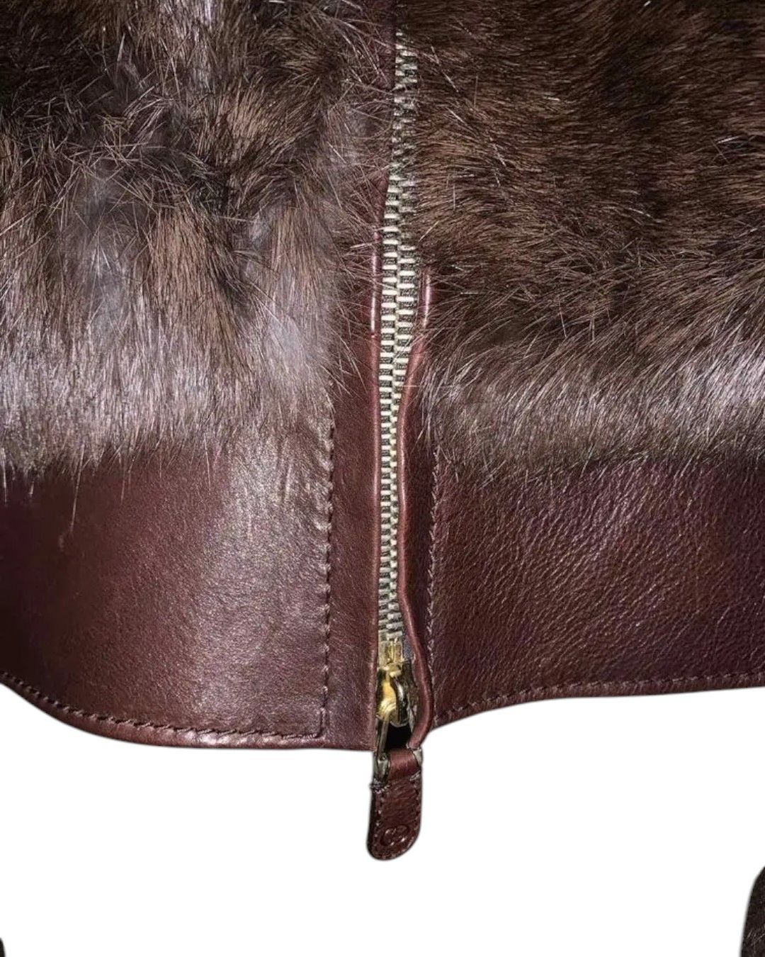 Gucci F/W 2006 RUNWAY VARIATION REAL FUR LEATHER JACKET Size XS / US 0-2 / IT 36-38 - 10 Thumbnail
