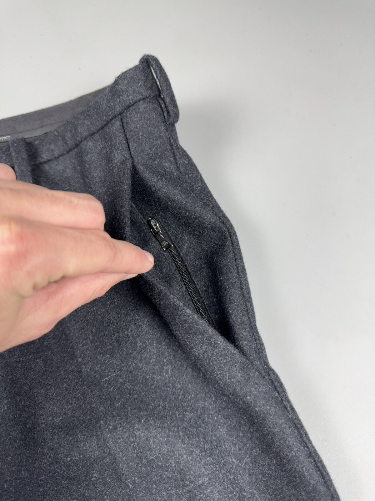 Neil Barrett Neil Barret wool leather patch pants size 48 made in Italy Size US 32 / EU 48 - 13 Thumbnail
