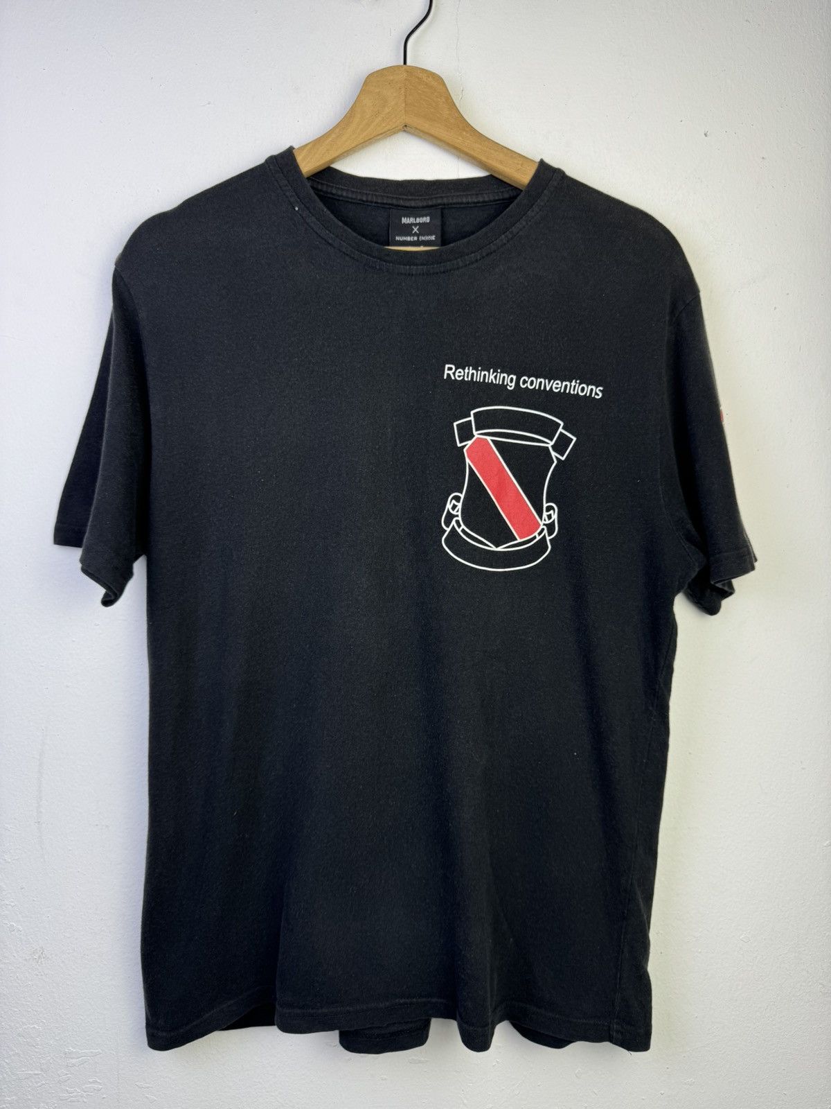 Number (N)ine Marlboro x Number (N)ine "Rethinking Conventions" t-shirt Size US L / EU 52-54 / 3 - 1 Thumbnail