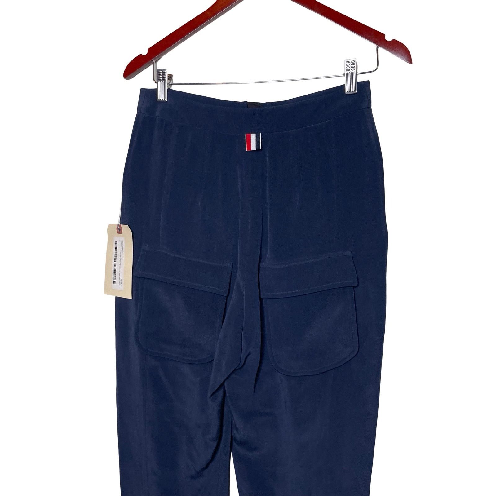 Thom Browne Thom Browne Norfolk High Waist Trouser Navy Blue Womens 2 Size 26" / US 2 / IT 38 - 3 Thumbnail