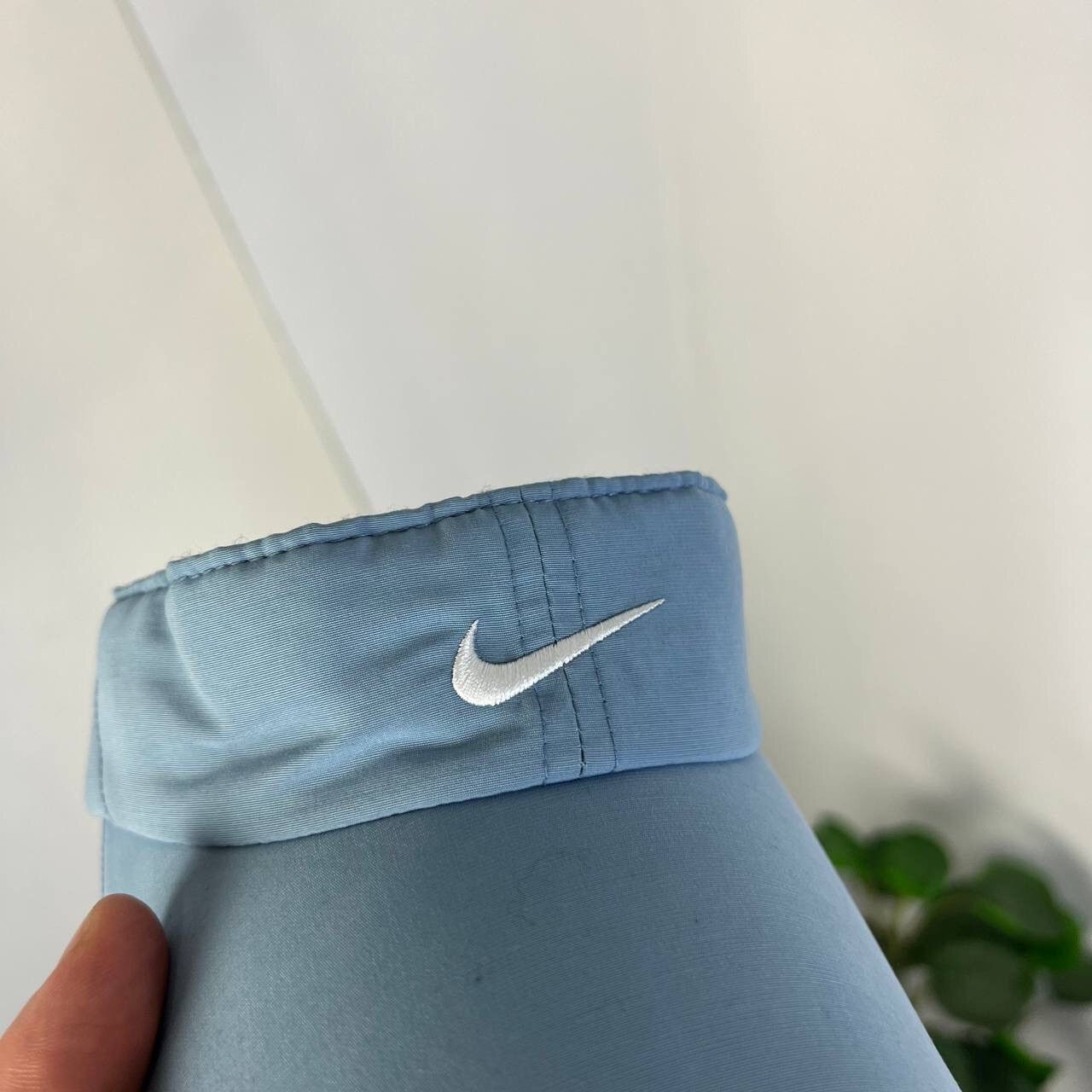 Vintage Cap Open Tennis Nike Flat Hat Y2k Style Visor Mini Swoosh Size ONE SIZE - 3 Thumbnail