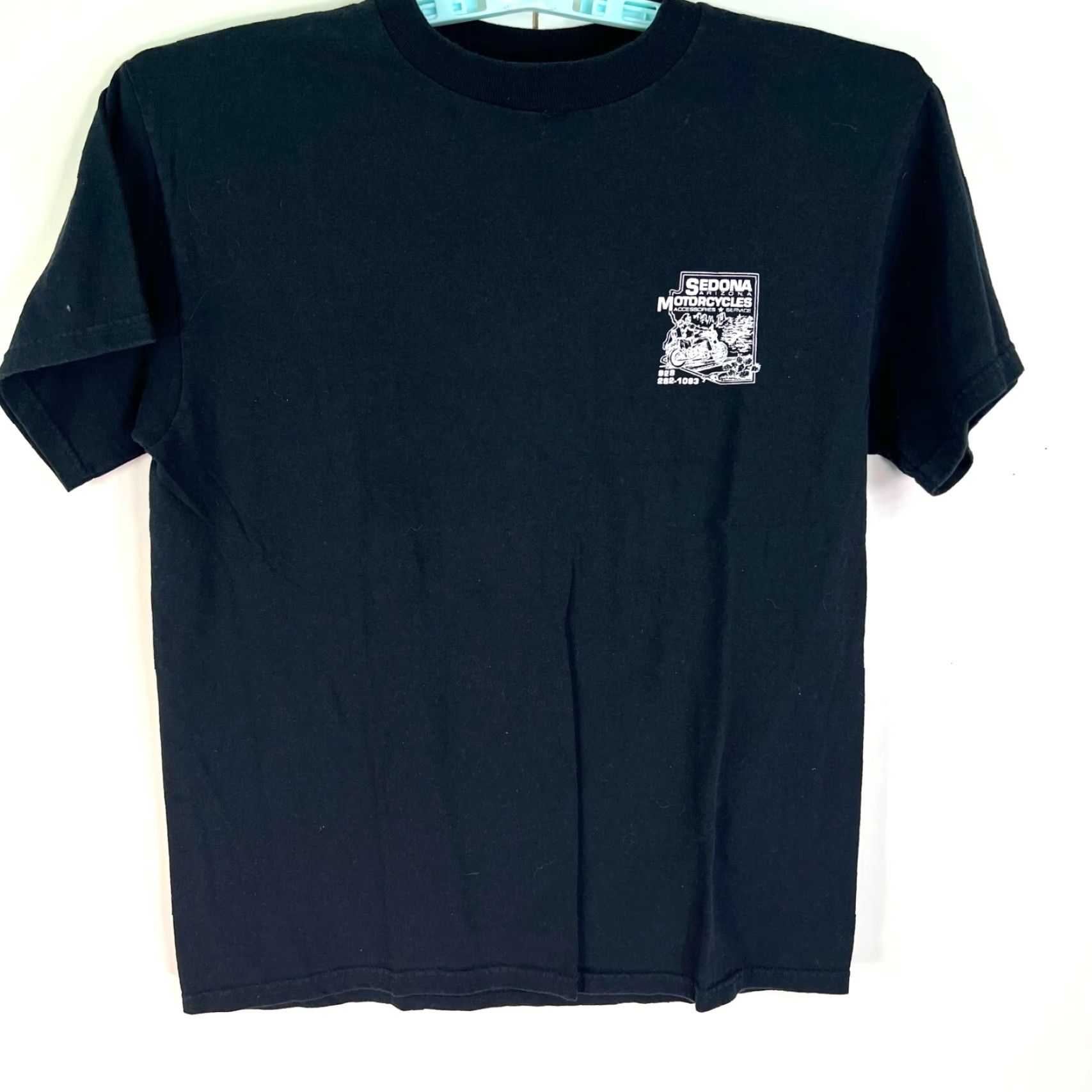 Delta Delta Shirt Mens M Black Graphic Tee Sedona Motorcycles Tag Size US M / EU 48-50 / 2 - 2 Thumbnail