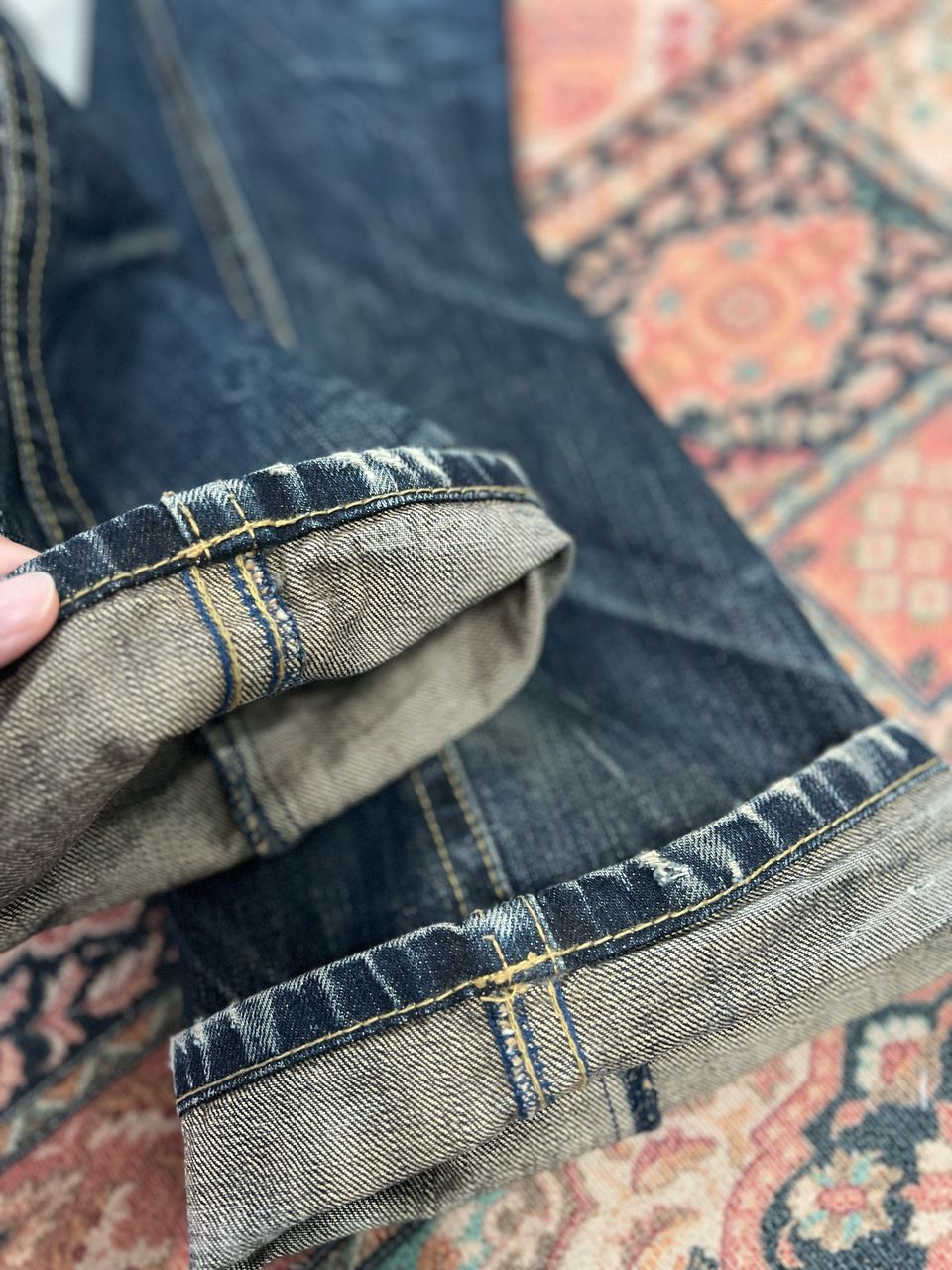 Japanese Brand Yoshitomo Nara Lolita Distressed Jeans Size US 35 - 11 Thumbnail