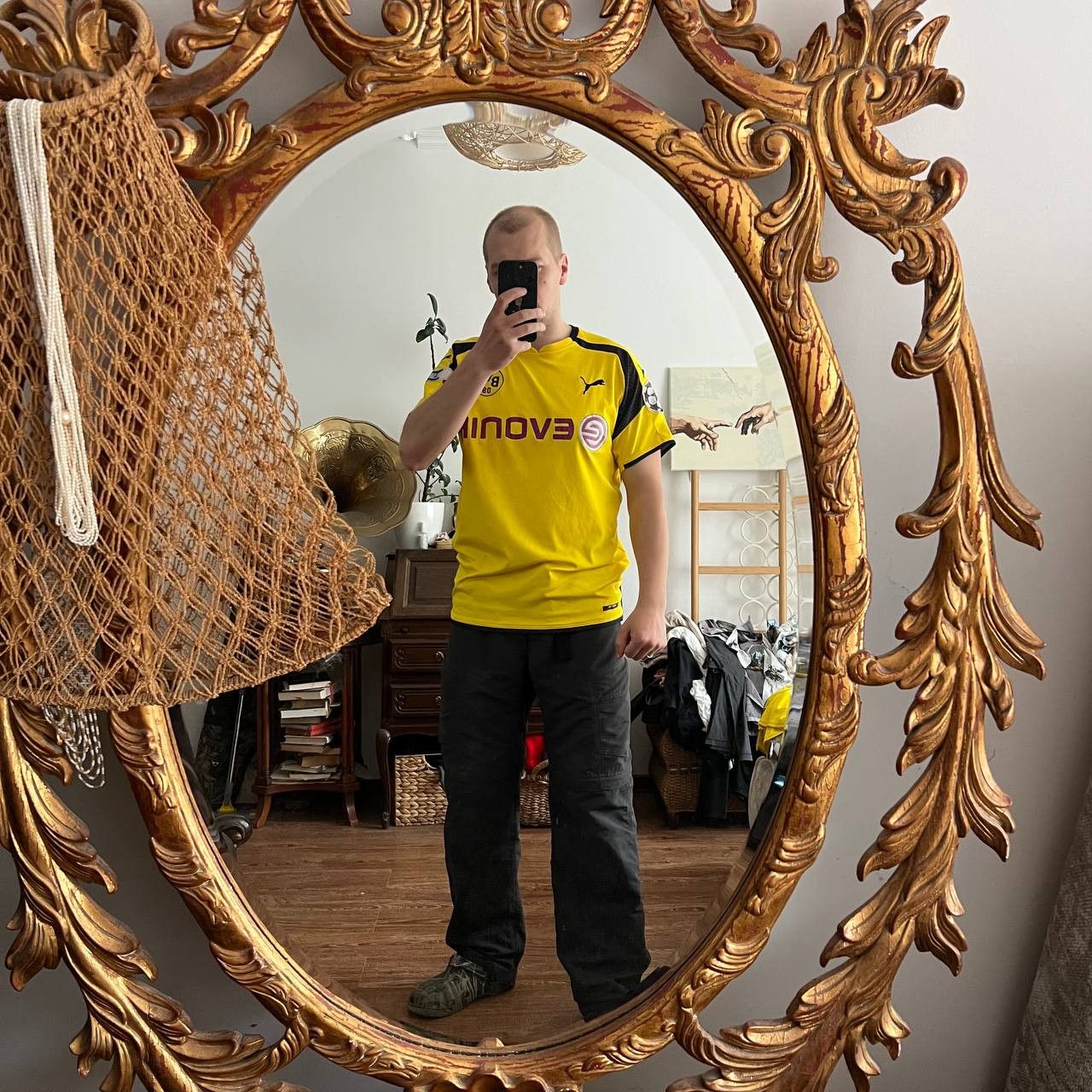 Puma PUMA BORUSSIA DORTMUND #11 REUS FOOTBALL SOCCER JERSEY Size US L / EU 52-54 / 3 - 4 Thumbnail