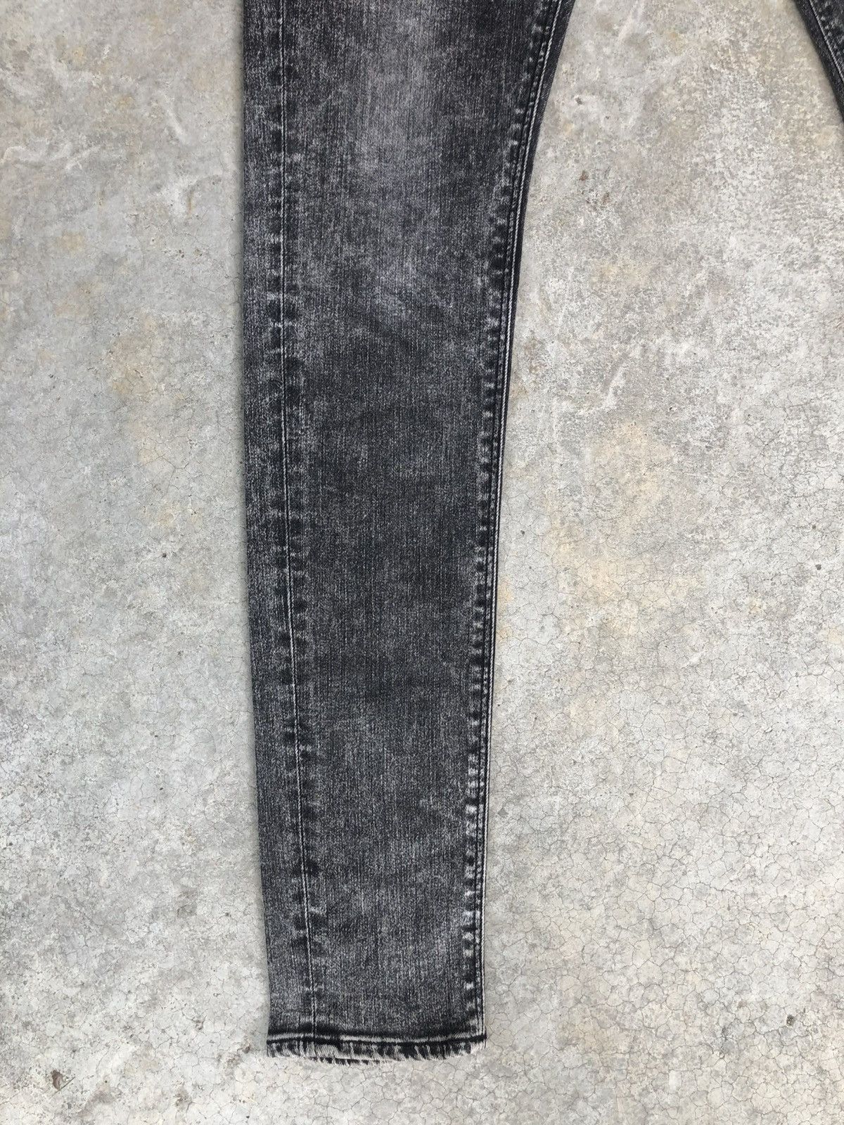 If Six Was Nine Japanese Vanquish Distressed Denim Skinny Jeans Size US 32 / EU 48 - 6 Thumbnail