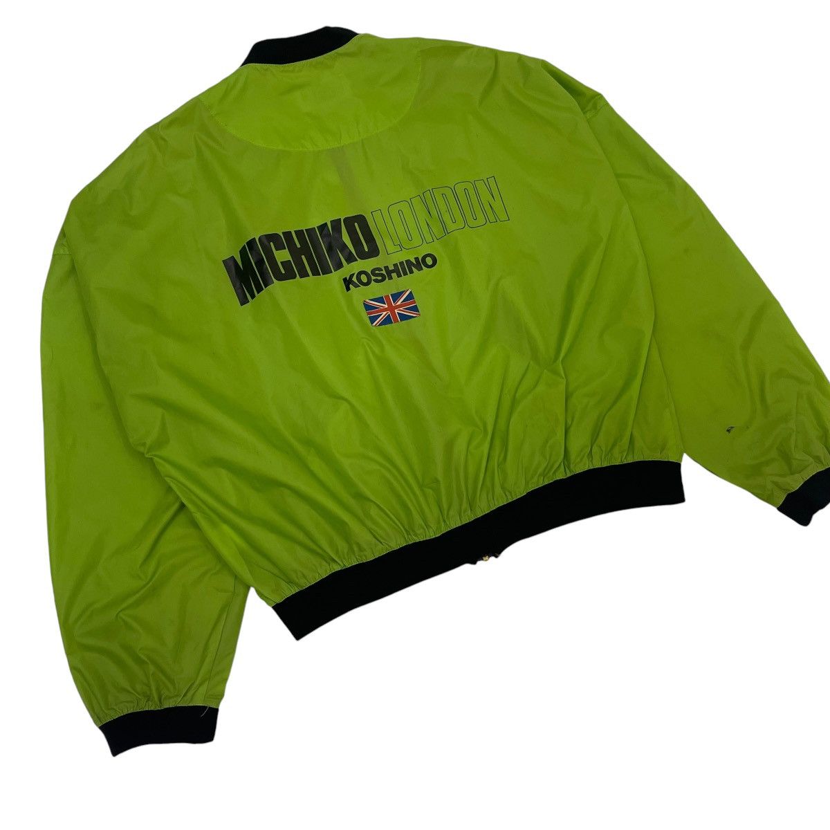 Japanese Brand × Michiko Koshino London ⚡️Vintage 90s Michiko Koshino London Bomber Jacket Size US M / EU 48-50 / 2 - 10 Thumbnail