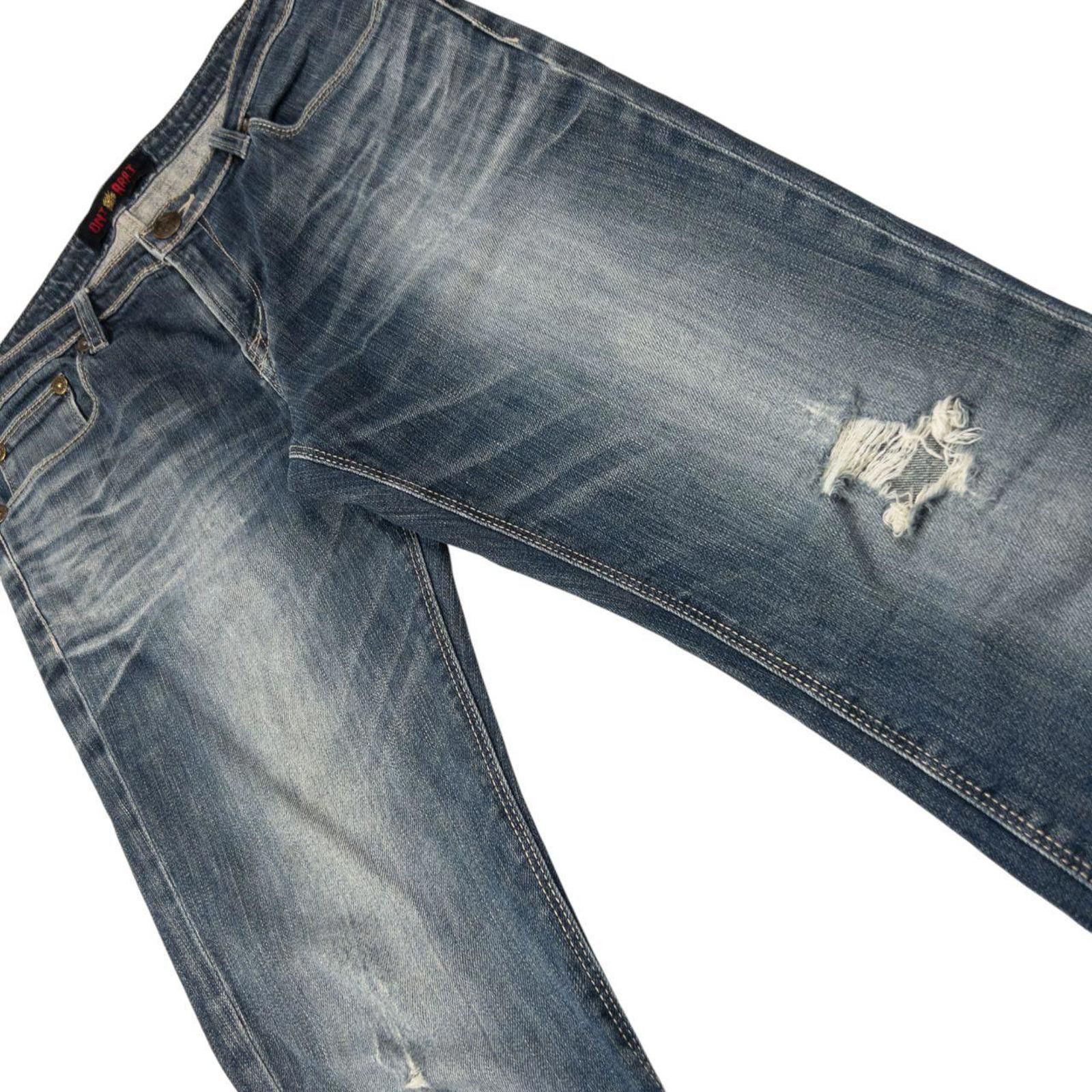 Other Vintage Oniarai Embroidered Demon Japanese Denim Size W32 Size US 32 / EU 48 - 6 Thumbnail