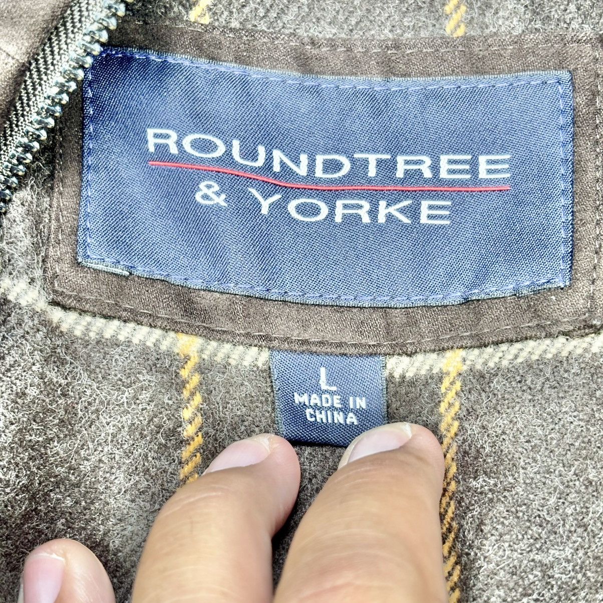 Roundtree & Yorke Roundtree Yorke Men's brown button/ zipper Jacket/Coat Men L Size US L / EU 52-54 / 3 - 2 Thumbnail