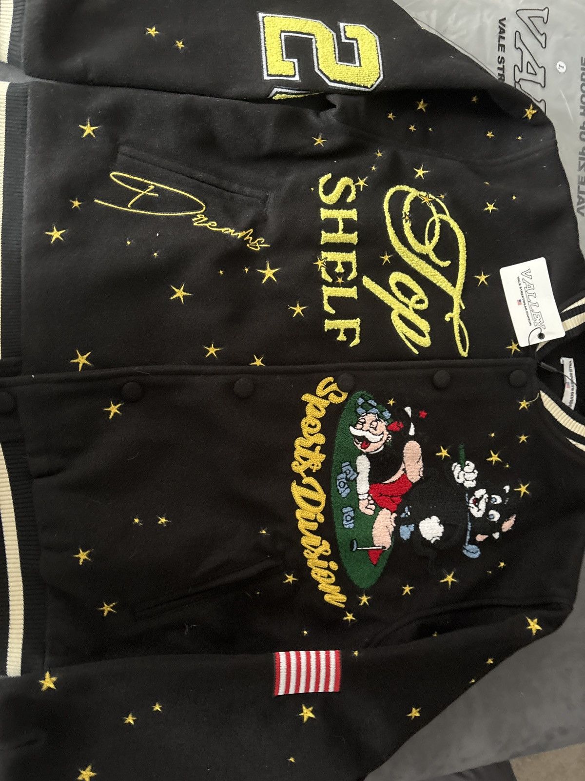 Vale Vale black golf varsity jacket valley Size US L / EU 52-54 / 3 - 4 Thumbnail
