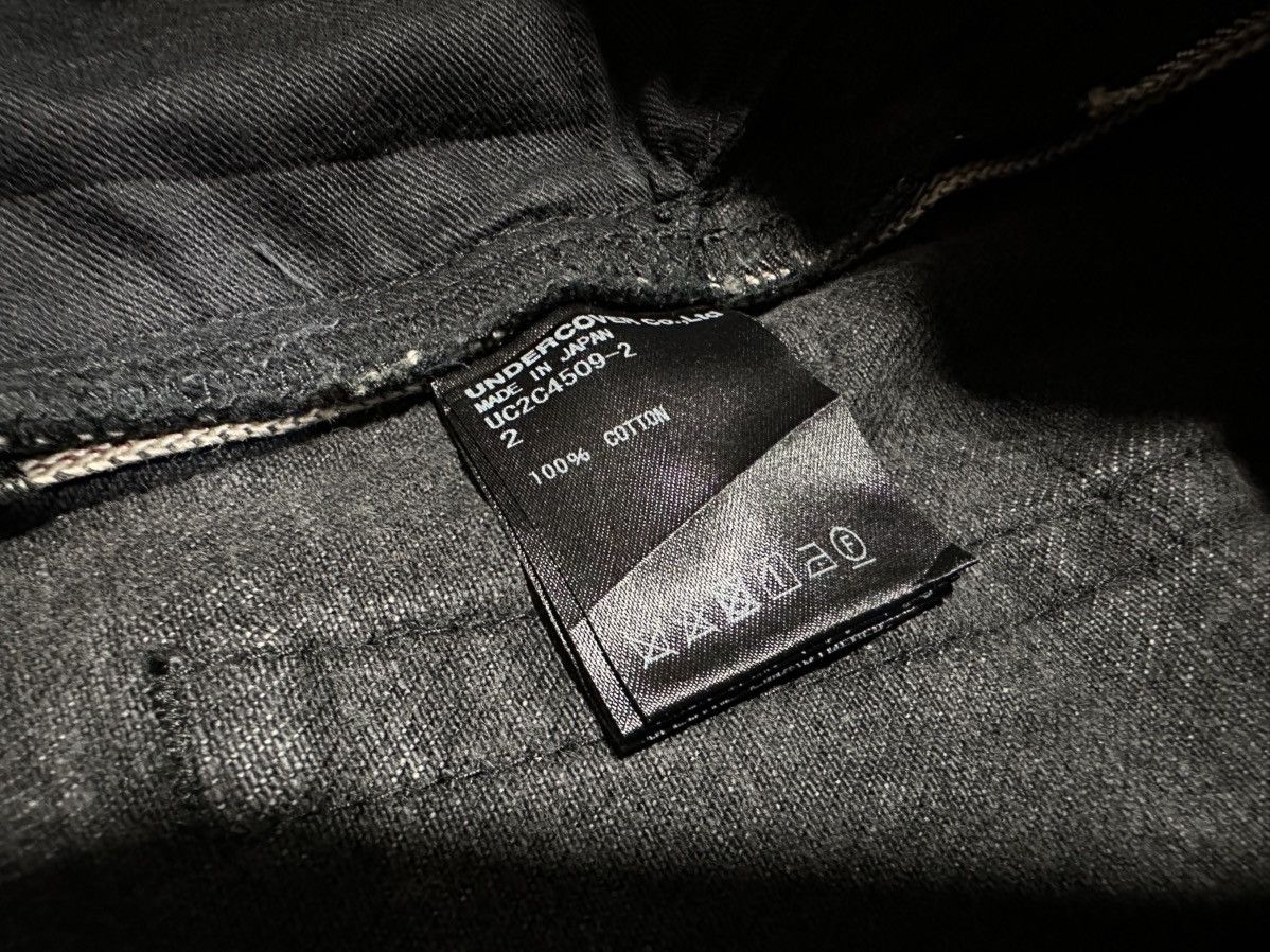 Japanese Brand × Jun Takahashi × Undercover 🔥Sick Undercover Black Denim Cut Off Distressed Size US 32 / EU 48 - 15 Thumbnail