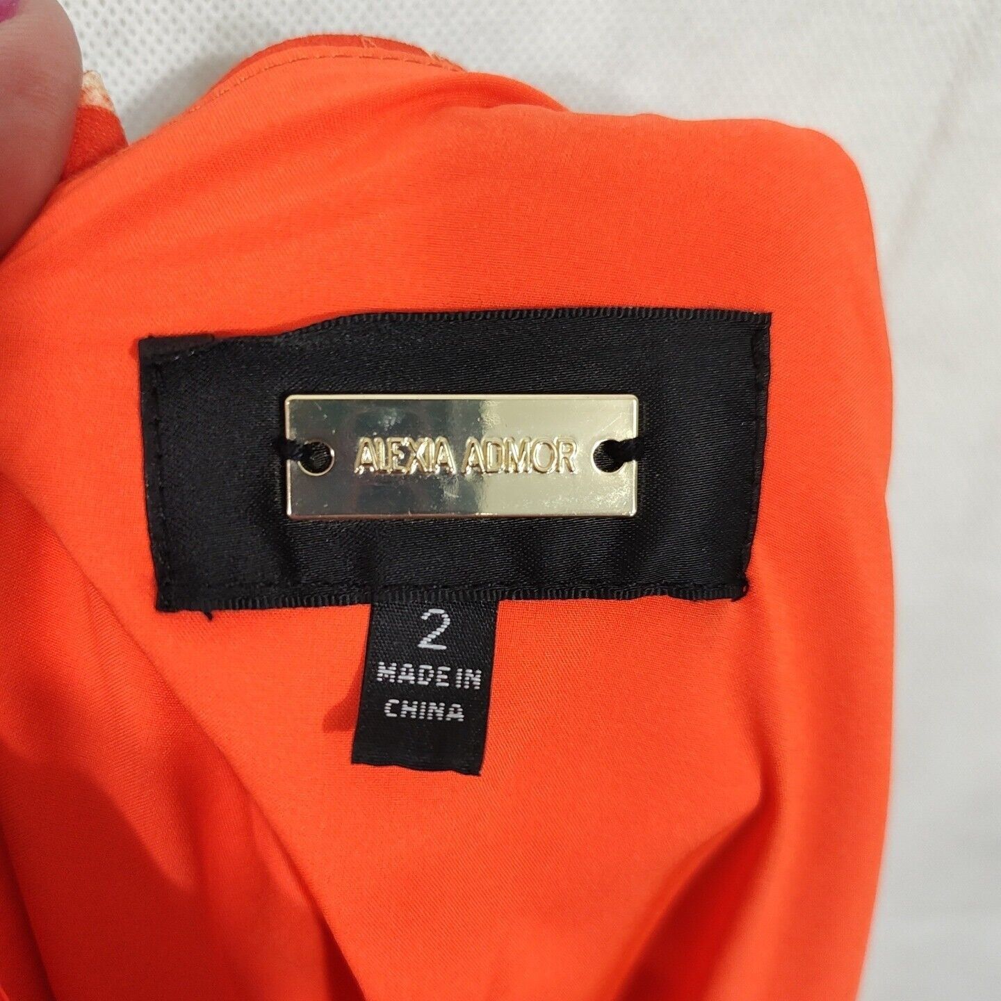 Other Alexia Admor Alessi Gown One Shoulder Dress Women Size 2 Size XS / US 0-2 / IT 36-38 - 8 Thumbnail