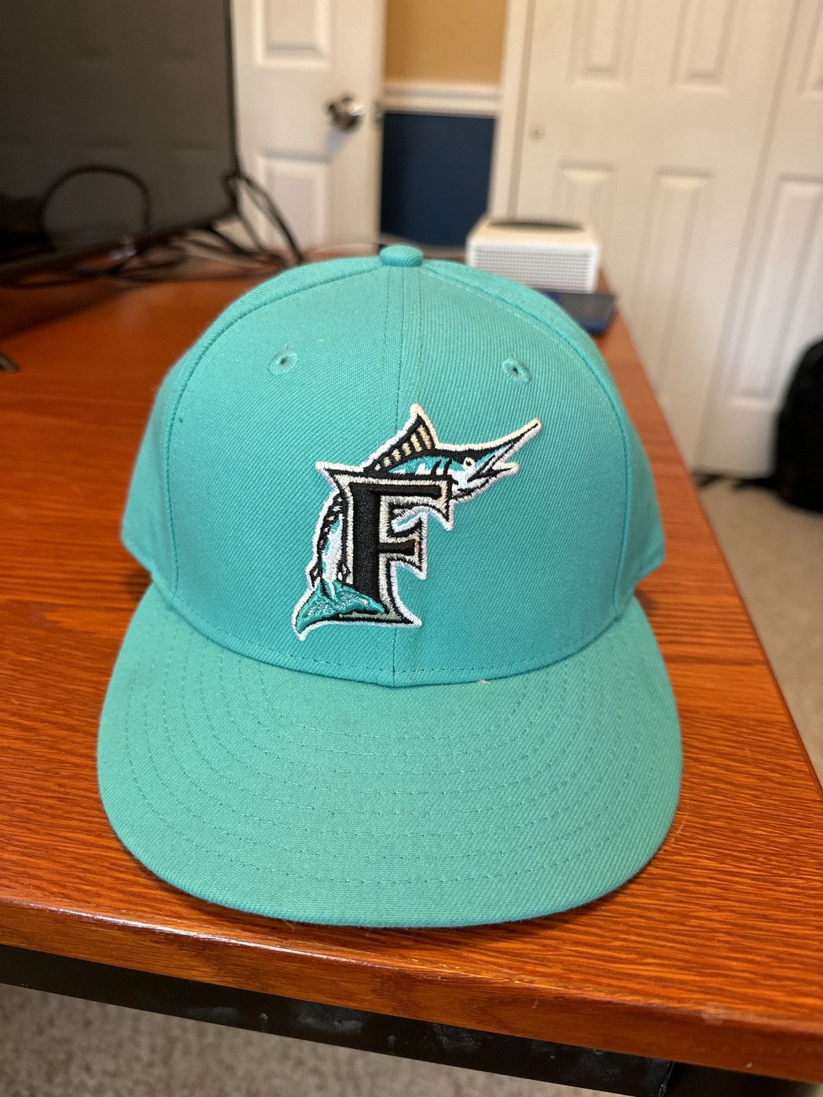 New Era Florida Marlins “‘90s Logo” Fitted 7 1/4 Size 32 - 1 Thumbnail