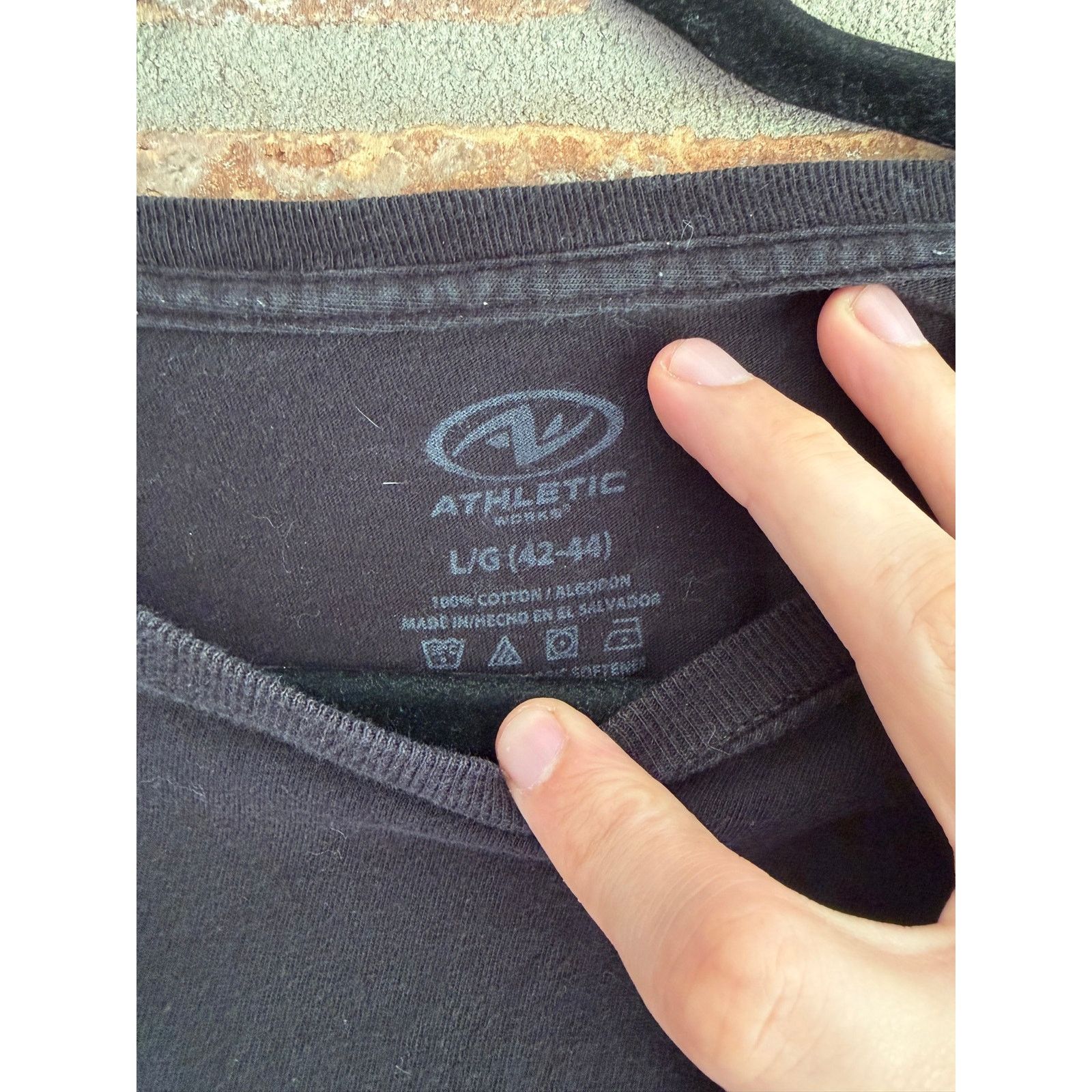 Vintage Mopar Triple Logo Pocket Tee Black Dodge Racing Shirt Size US L / EU 52-54 / 3 - 5 Thumbnail