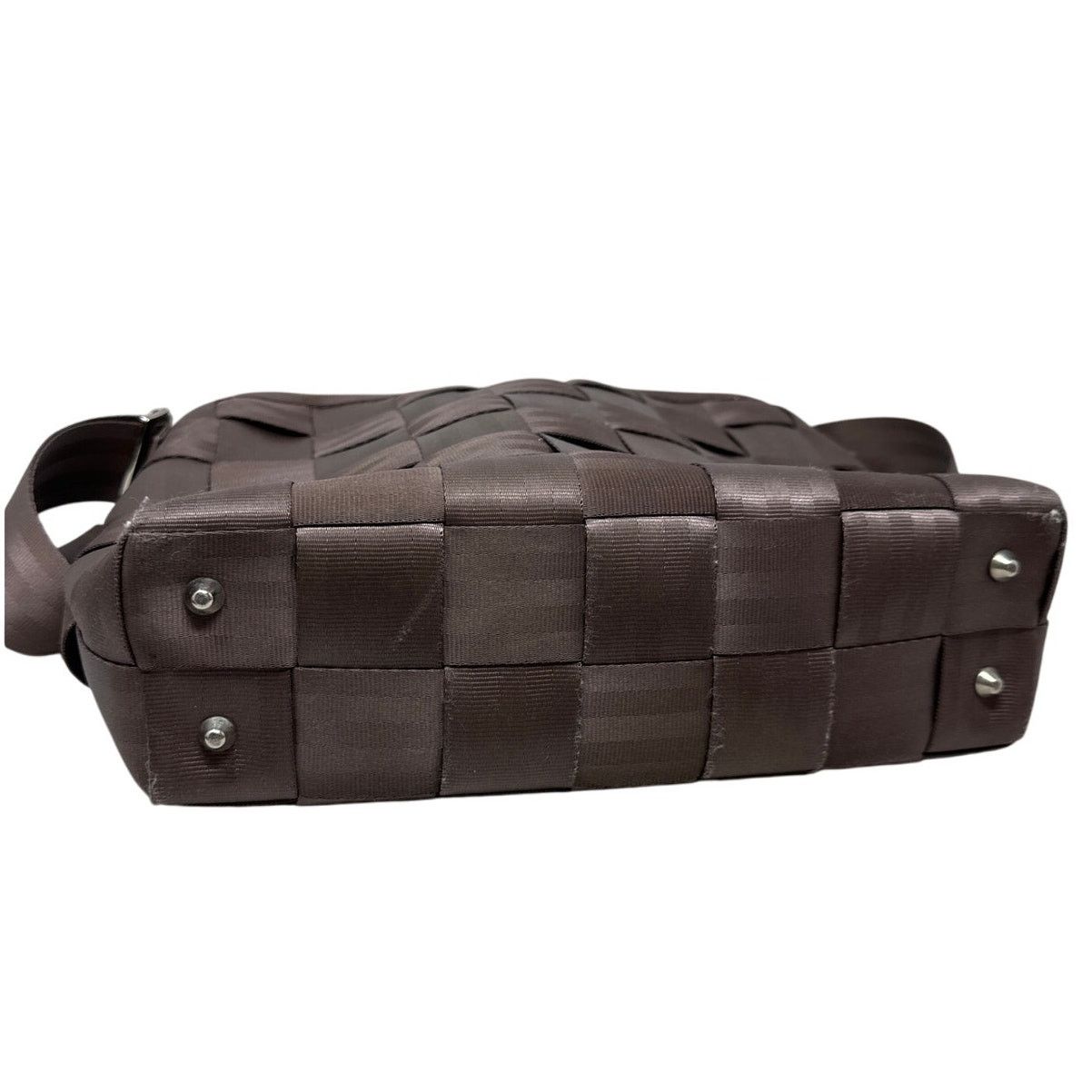 Harvey Original Seatbelt Bag Tote Brown Large Purse