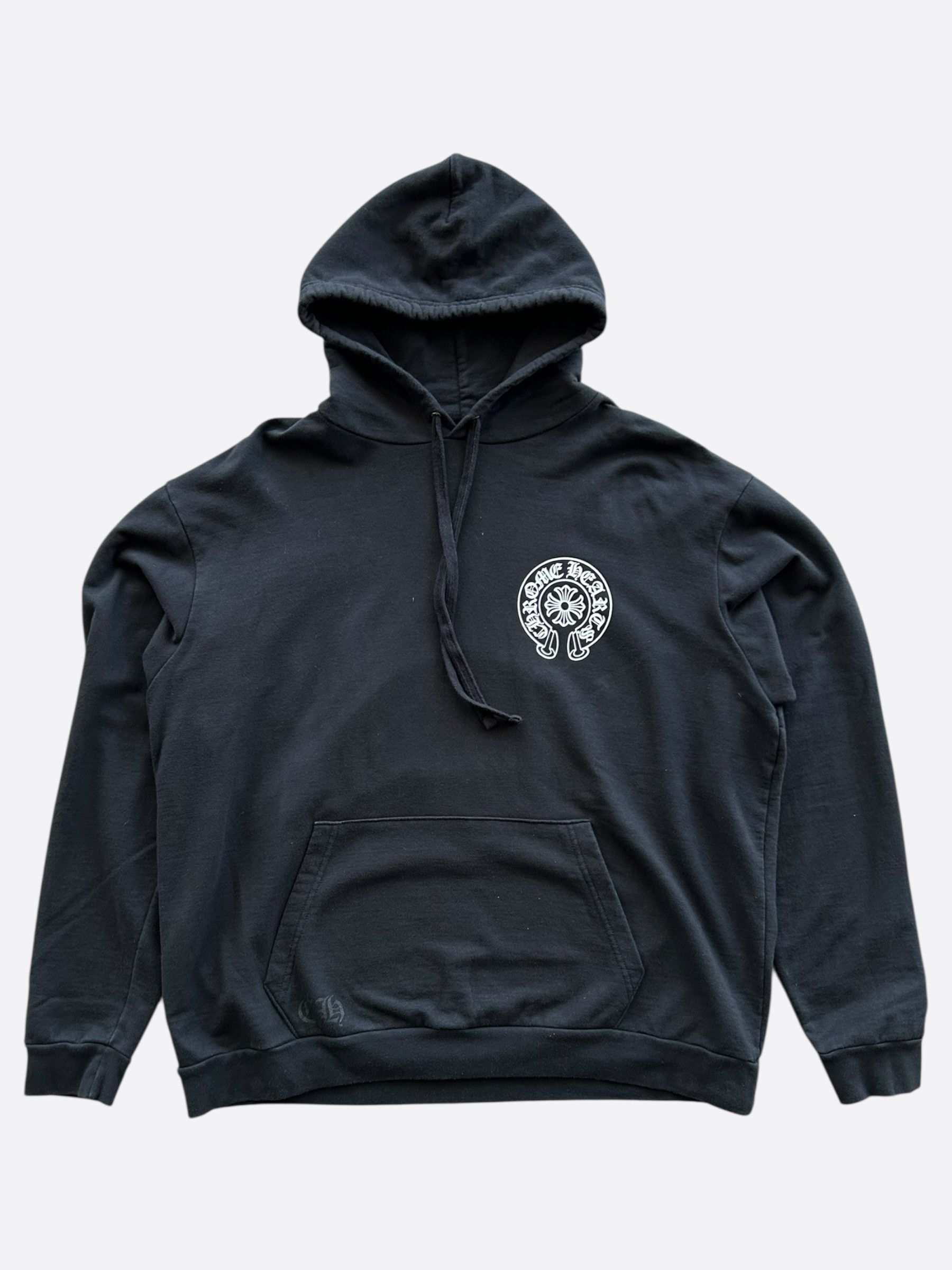 パーカー・フーディ Chrome Hearts Vertical Logo FU Hoodie Black Brown Chrome Hearts Chrome Hearts Vertical Logo FU Hoodie Black