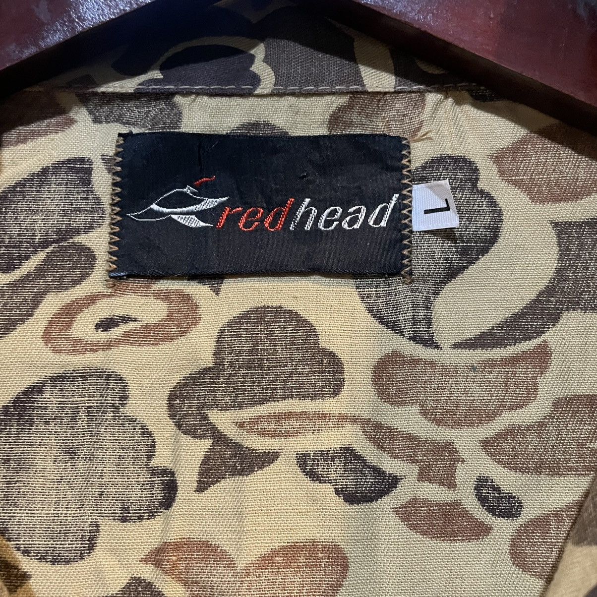 Vintage Vtg 80s Red Head Duck Camo Hunting Over Shirt Jacket Size US L / EU 52-54 / 3 - 6 Thumbnail