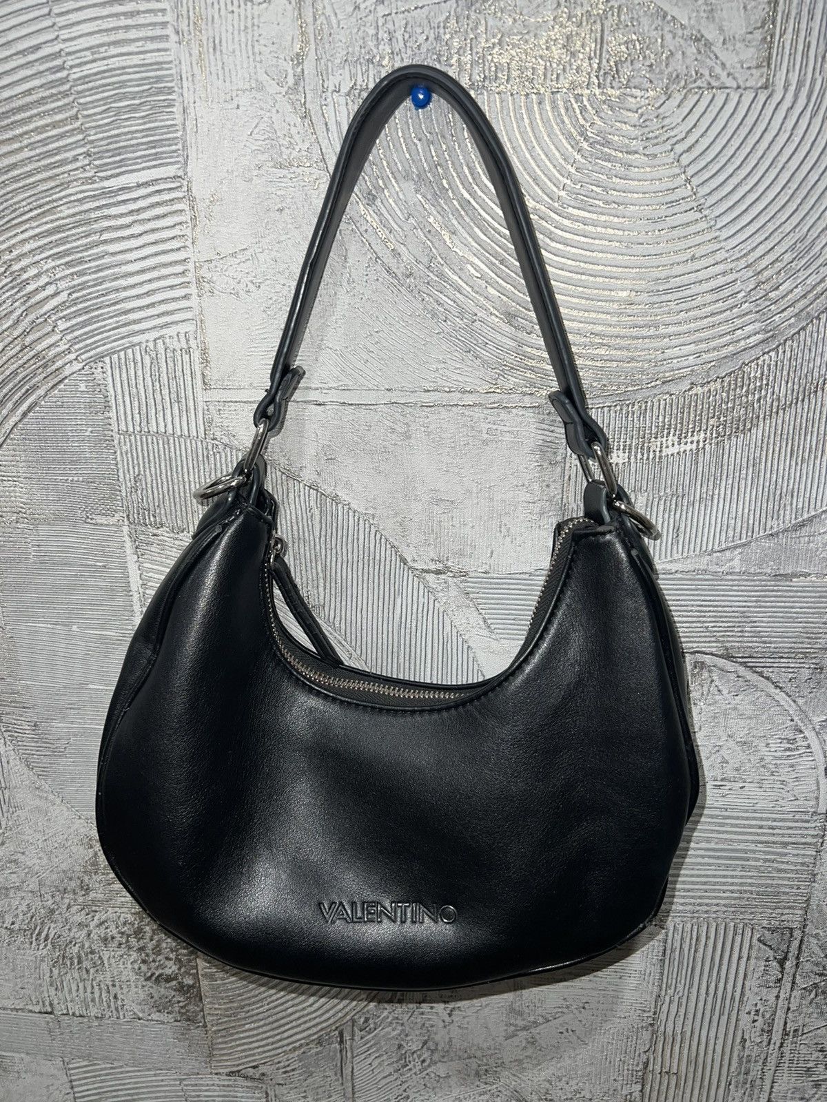 Mario Valentino × Valentino Mario Valentino Eco Leather Big Logo Mini Shoulder Bag Size ONE SIZE - 2 Thumbnail