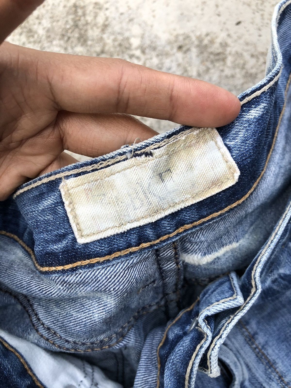 If Six Was Nine FLARED⚡️⚡️BKE WASHED BLUE DENIM Size US 34 / EU 50 - 3 Thumbnail