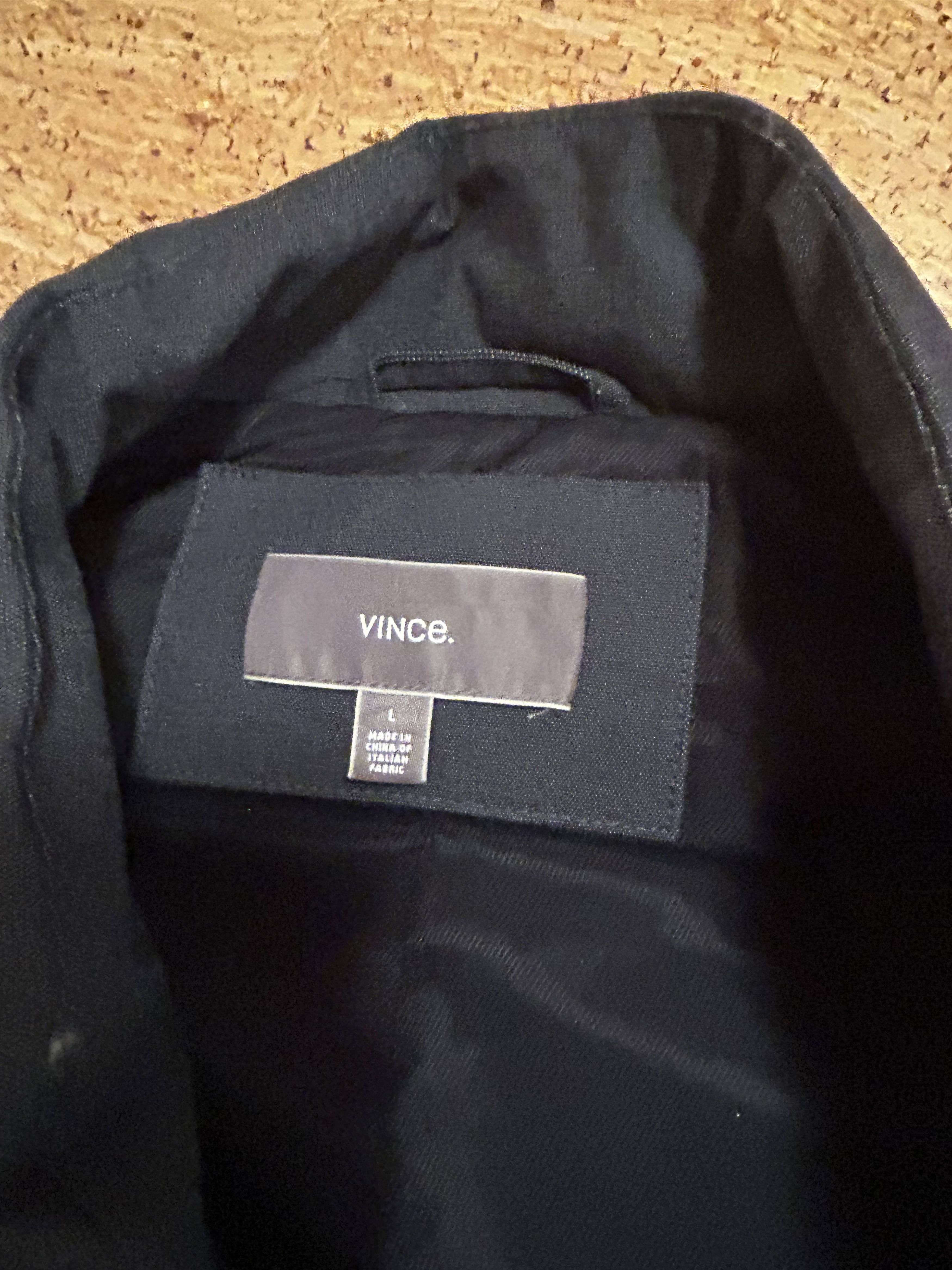 Vince Navy Blue Quilted Vest Size US L / EU 52-54 / 3 - 3 Thumbnail