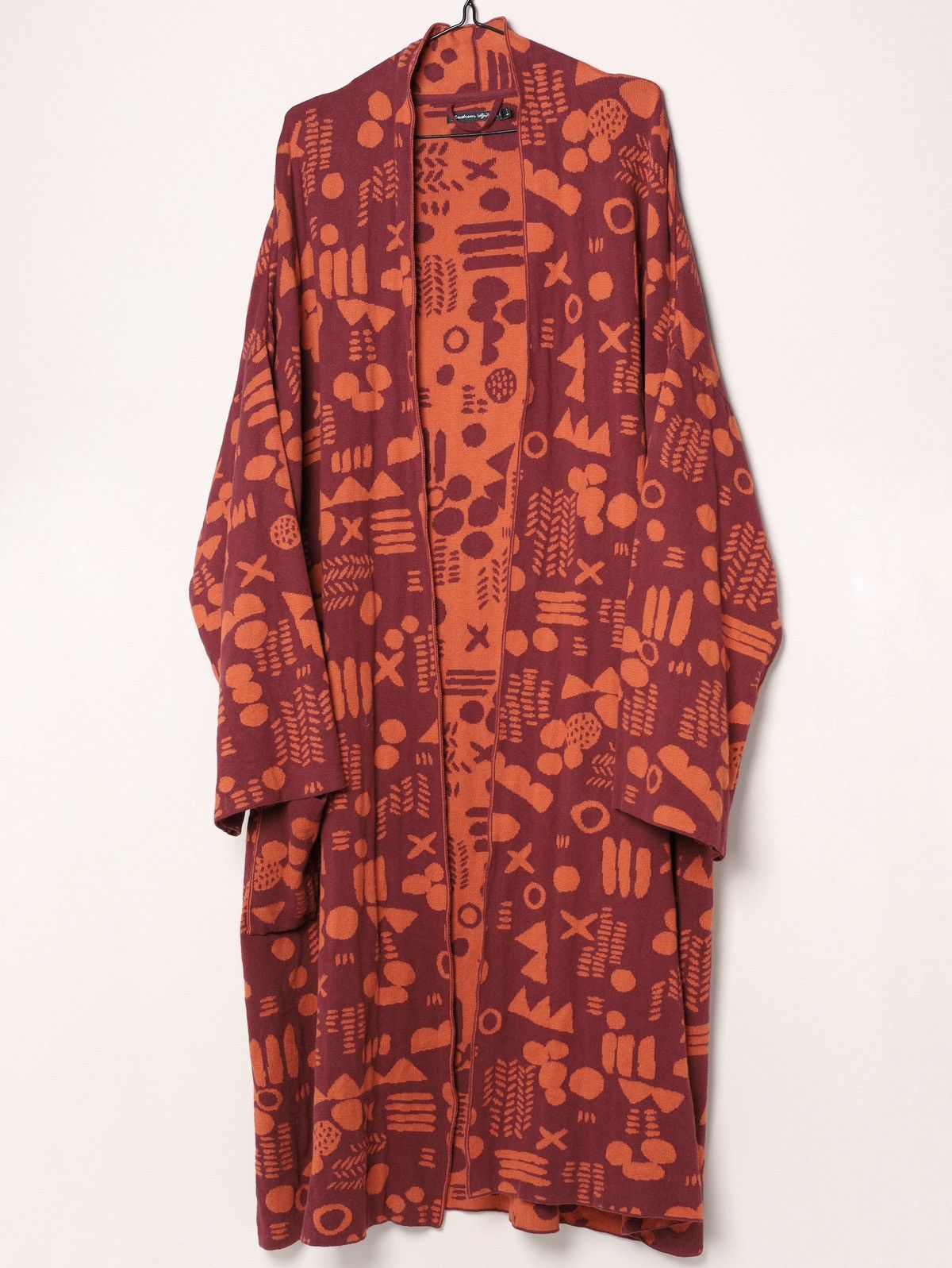 Gudrun Sjoden Gudrun Sjoden Cotton Long Cardigan Dress Coat Printed Flower Size XL / US 12-14 / IT 48-50 - 1 Thumbnail