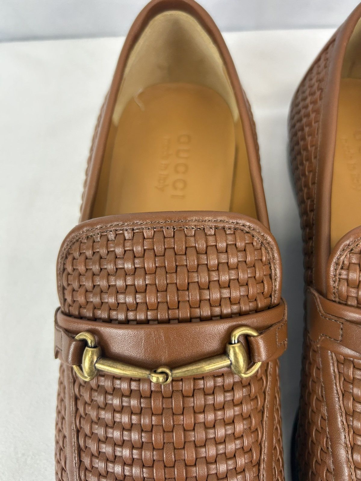 Gucci GUCCI Gucci Horsebit Crochet Leather Loafers Size US 9 / EU 42 - 7 Thumbnail