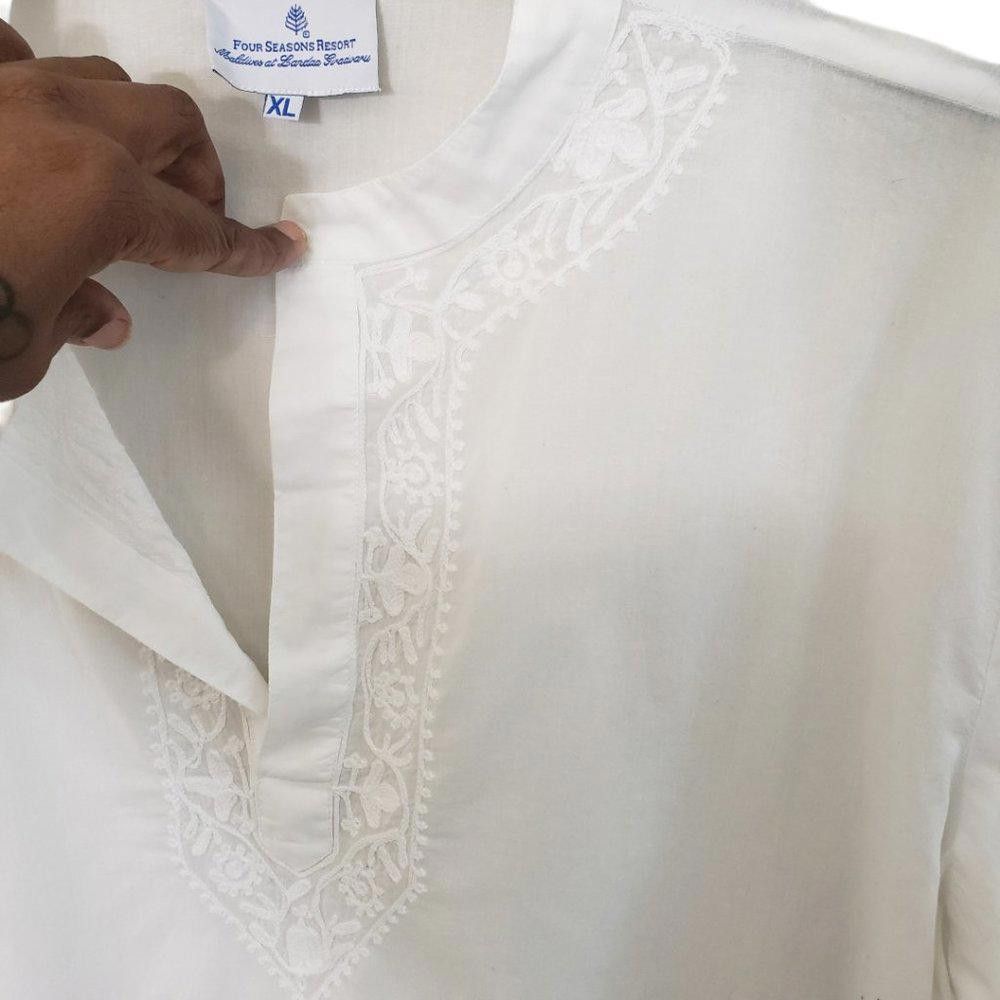 Designer CT437b Four Seasons Maldives Landaa Giraavaru Spa Shirt … Size ONE SIZE - 9 Thumbnail