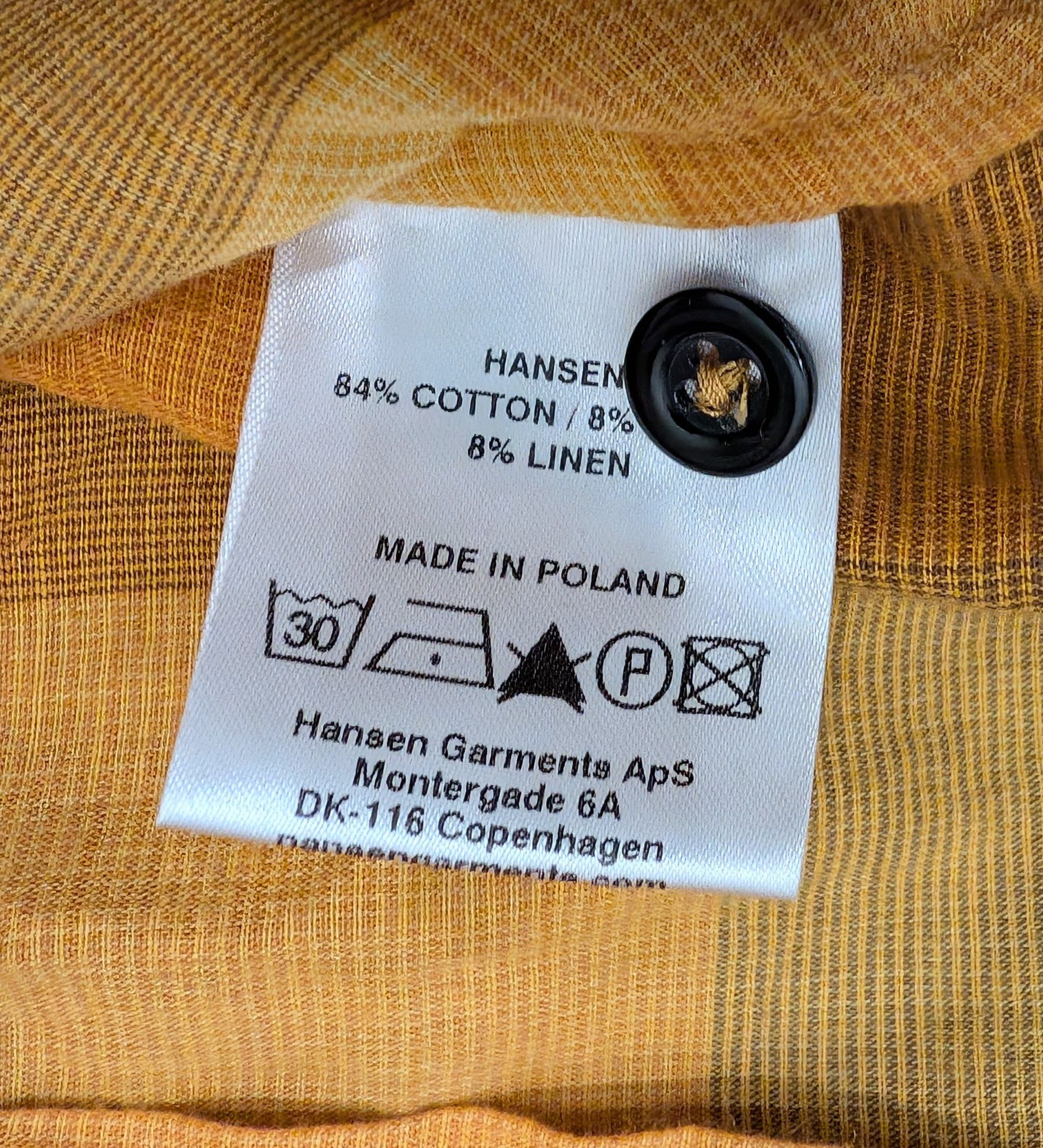 HANSEN Garments Hansen Garments Jesper Chequered Shirt Cotton/Ramie/Linen Size US XL / EU 56 / 4 - 4 Thumbnail