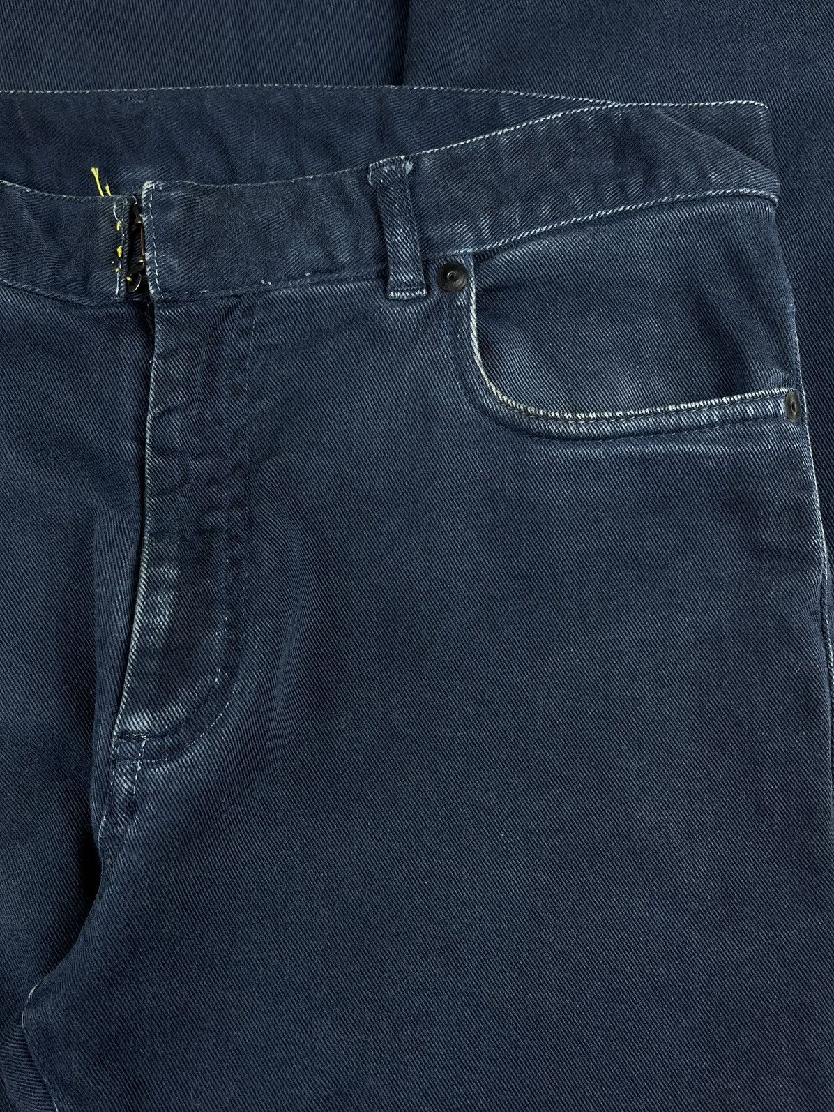 Maison Margiela AW15 Maison Margiela Line 10 Stitched Navy Blue Slim Jeans Size US 30 / EU 46 - 3 Thumbnail