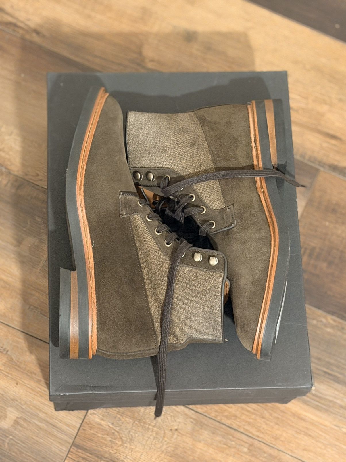 Allen Edmonds Allen Edmonds Brown/Loden Suede Boots Men's Size 9.5 Leather Size US 9.5 / EU 42-43 - 5 Thumbnail