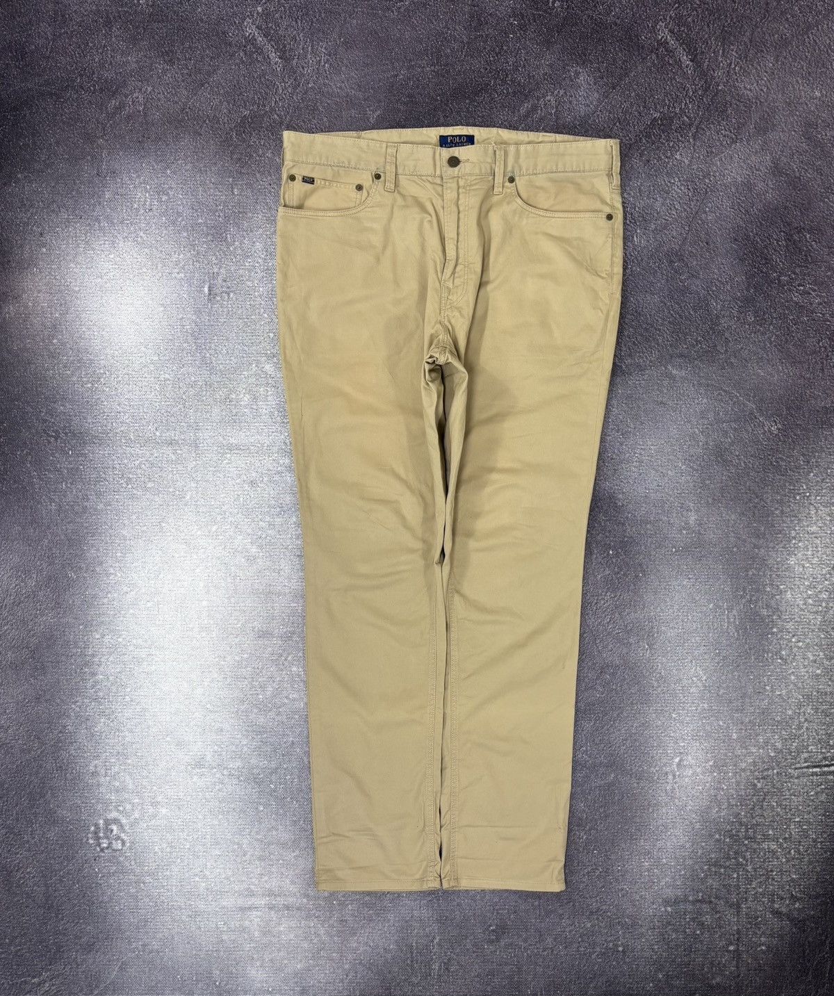 Polo Ralph Lauren Polo Ralph Lauren Men’s Beige Stretch Chino Pants Trousers Size US 36 / EU 52 - 1 Thumbnail