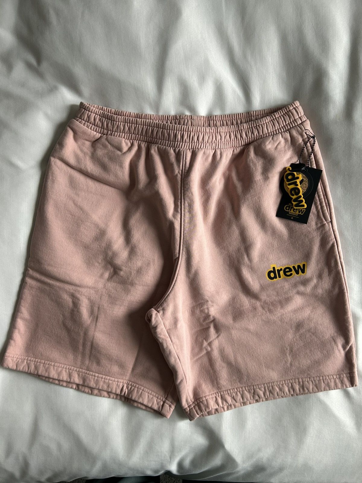 Drew House × Justin Bieber Drew House Secret Sweatshorts Dusty Rose Large Size US 33 - 1 Thumbnail
