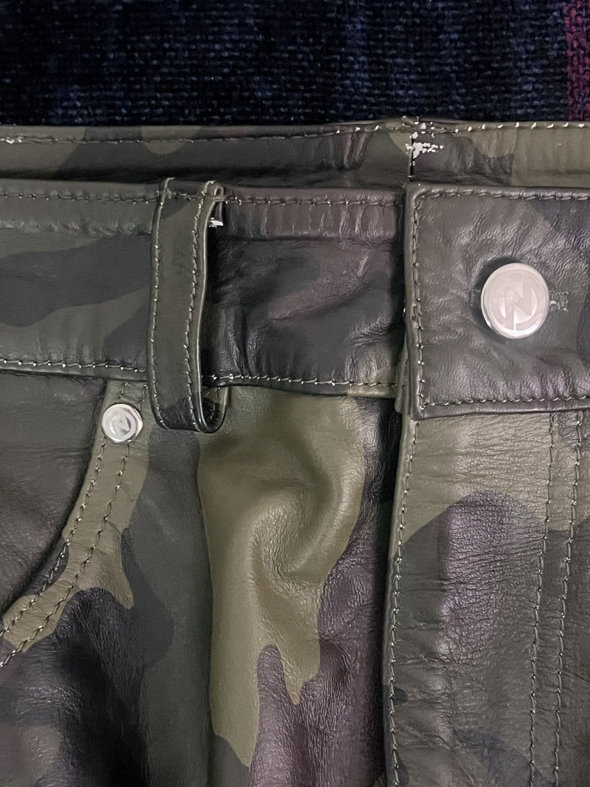 NYRVA Nyrva leather camo jorts 30 Size US 30 / EU 46 - 5 Thumbnail