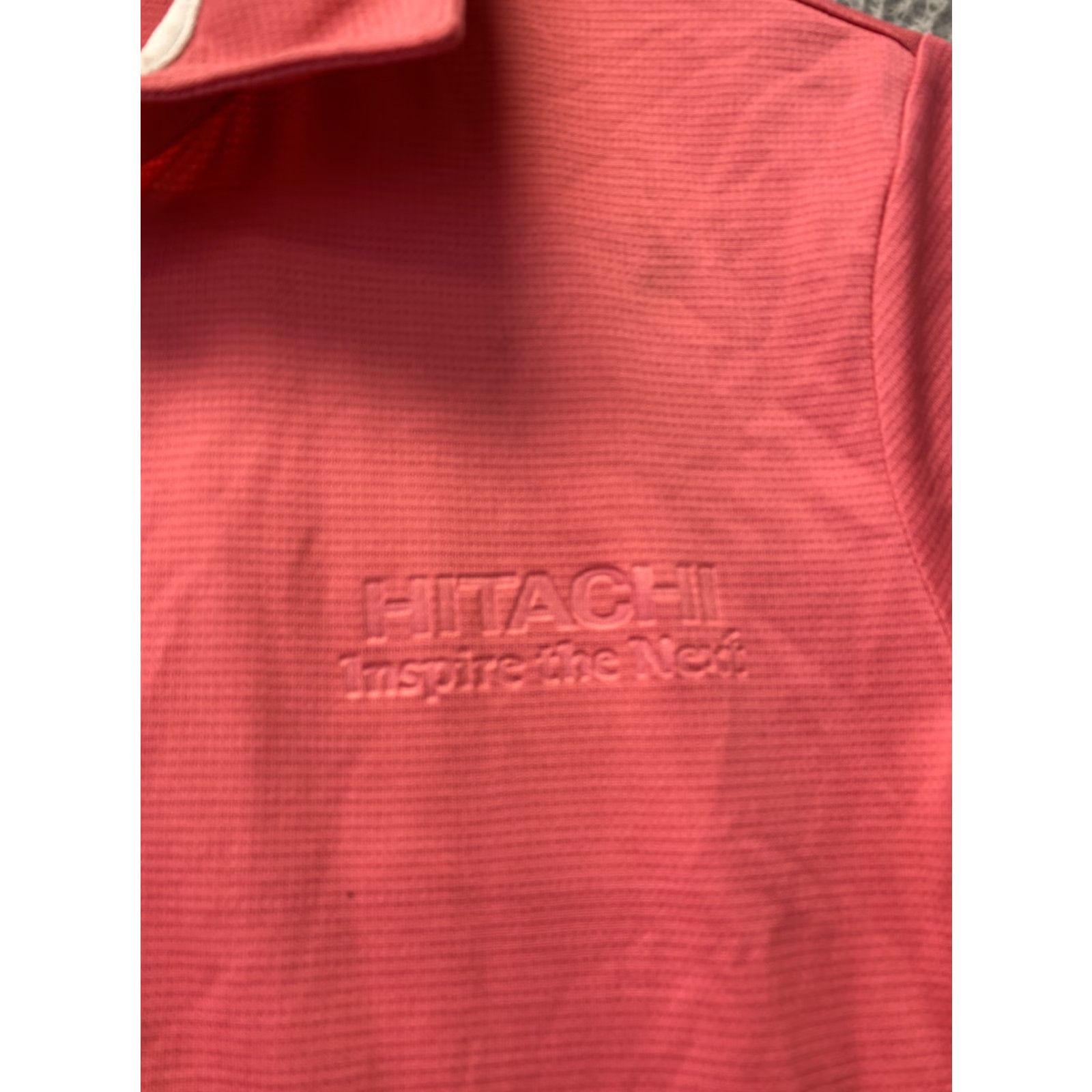 Puma PUMA Women Pullover Polo Shirt 1/4 Button Short Sleeve Logo Coral Size L 52-59 Regular Fit Casual Sleeve Size L / US 10 / IT 46 - 2 Thumbnail