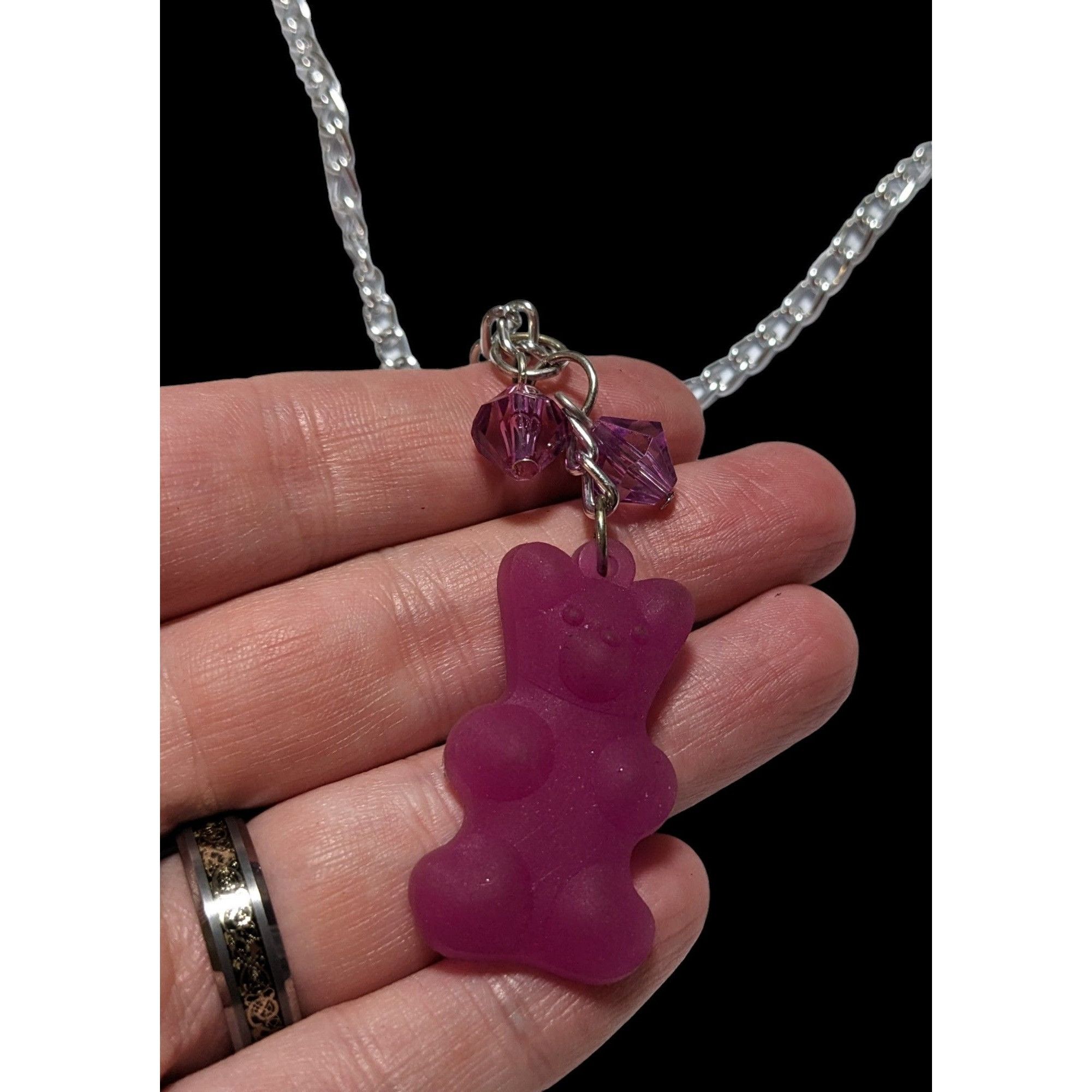 Other Pink Gummy Bear Necklace Size ONE SIZE - 3 Thumbnail