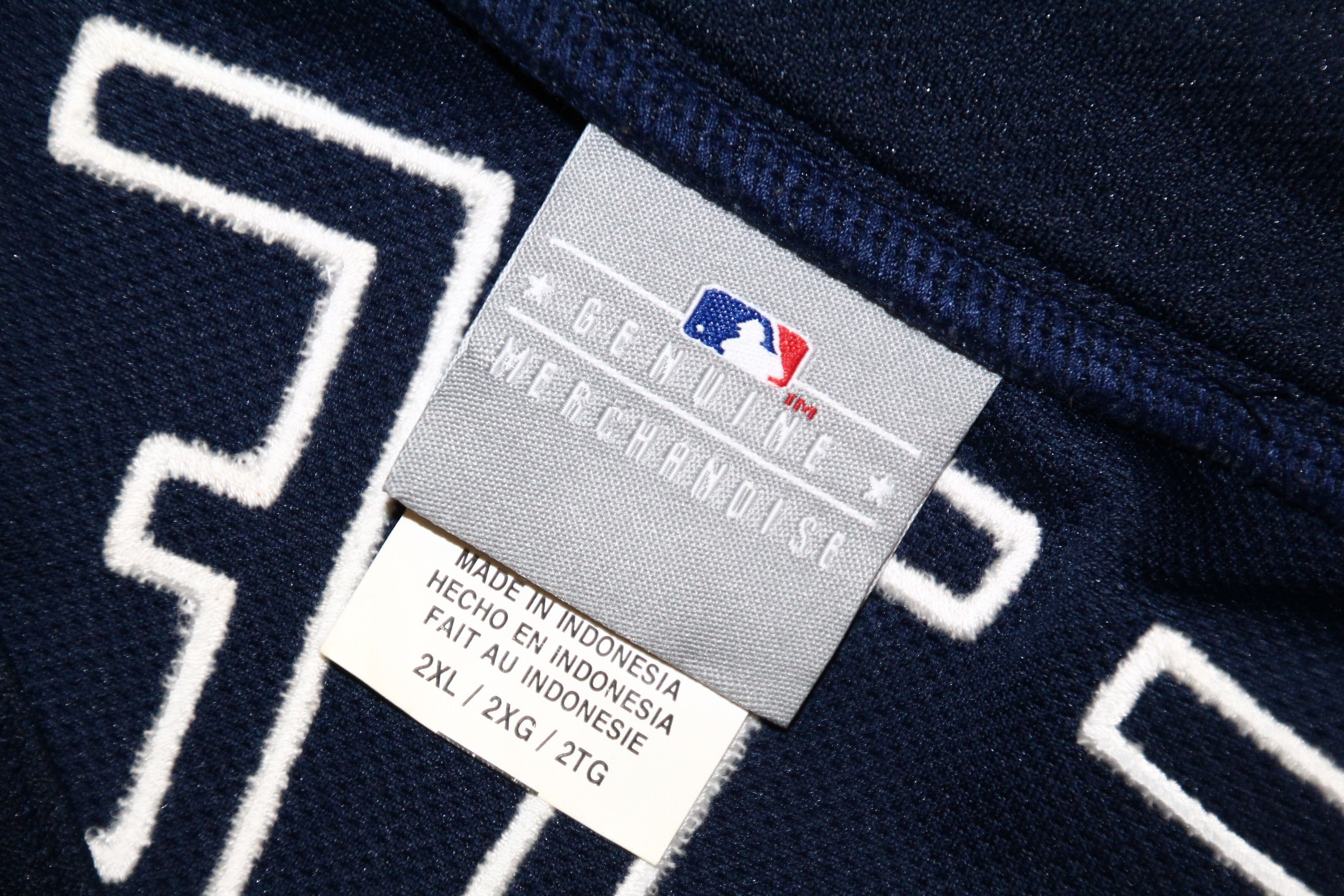 New York Yankees MLB NY Yankees #2 Derek Jeter Baseball Shirt Jersey Size US XXL / EU 58 / 5 - 8 Thumbnail