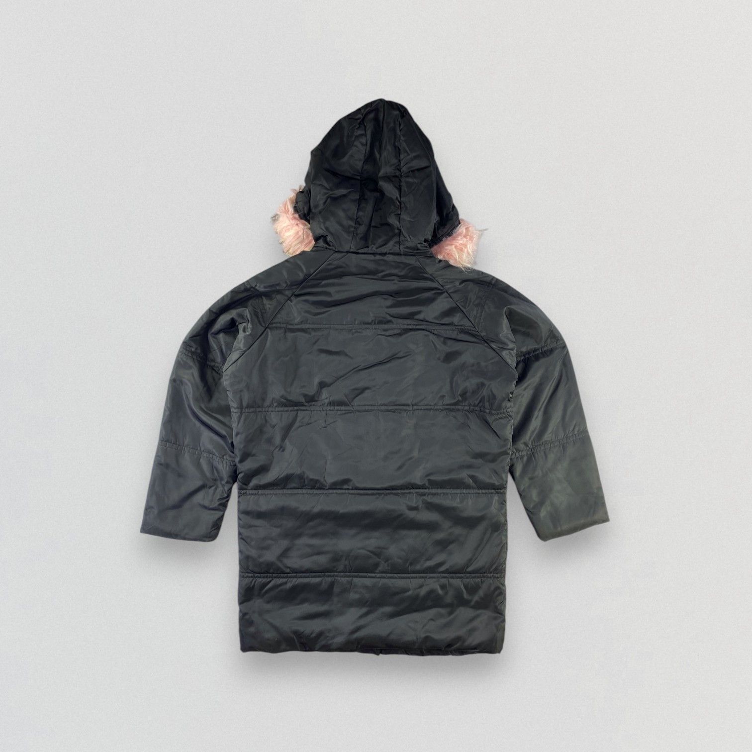 Japanese Brand Japanese Brand Hooded Puffer Fur Hooded Jacket Size US L / EU 52-54 / 3 - 3 Thumbnail