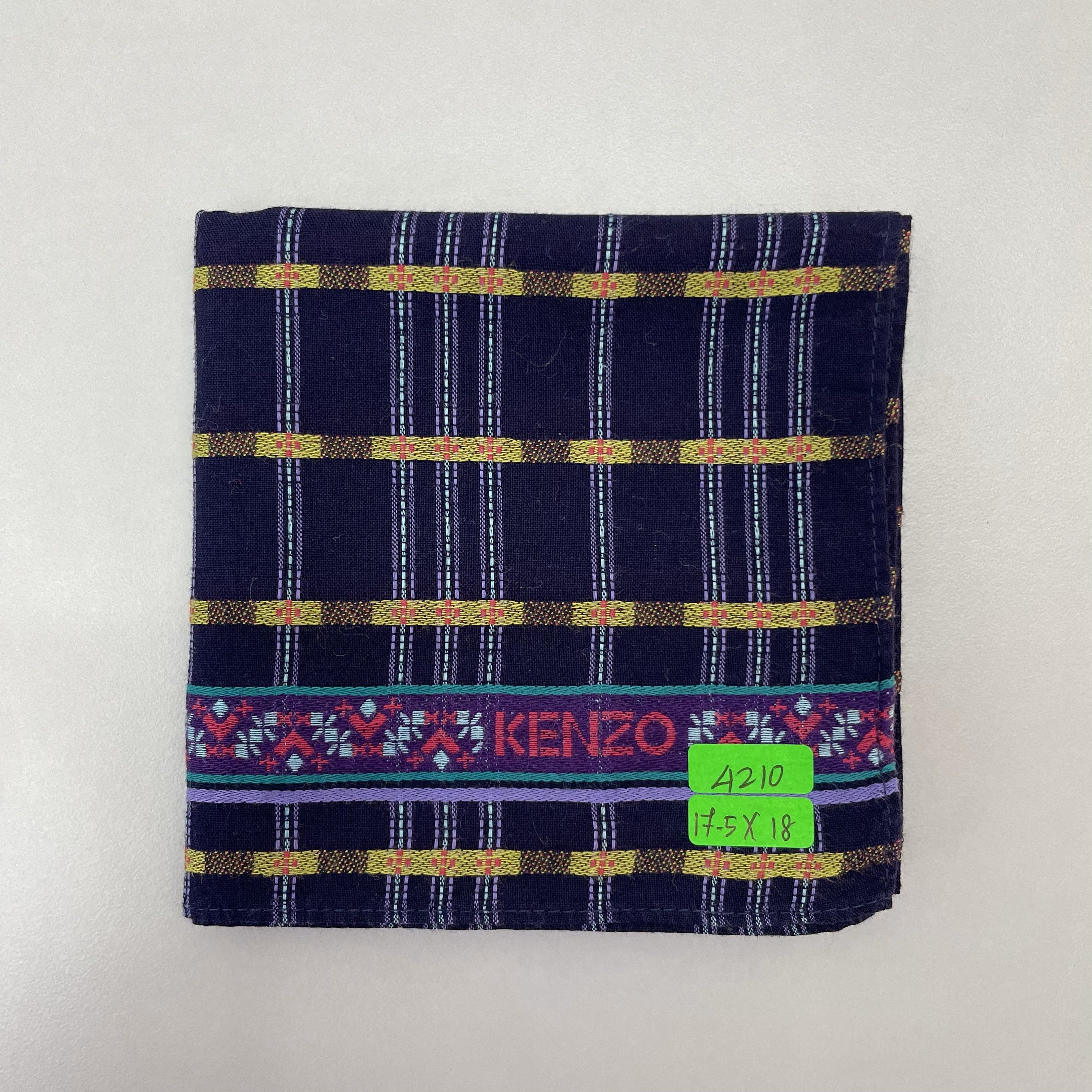 Kenzo × Vintage Kenzo Handkerchief / Neckerchief / Bandana - 4210 Size ONE SIZE - 7 Thumbnail