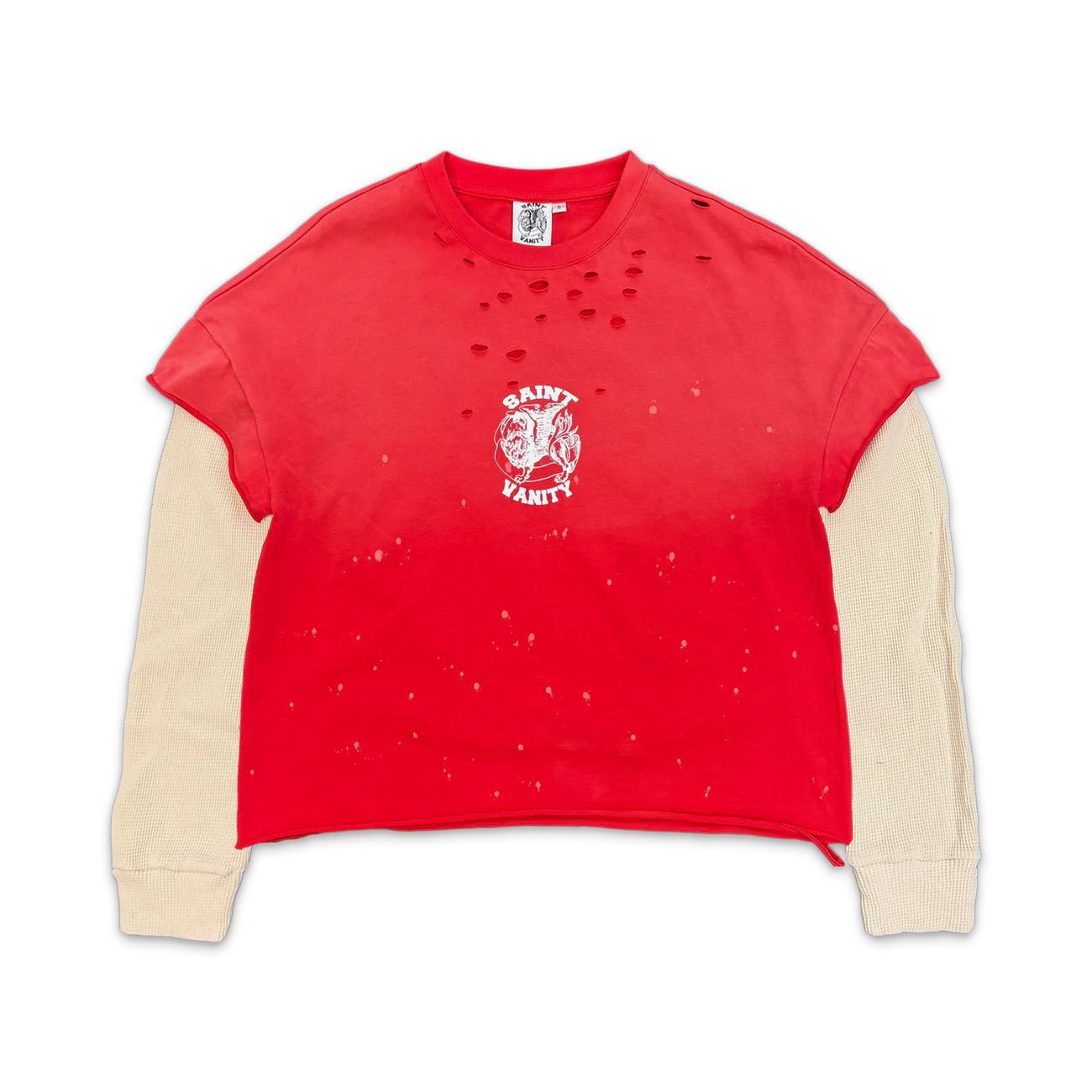 Saint Vanity Saint Vanity 'Red Cutoff' Thermal LS Tee Size US L / EU 52-54 / 3 - 1 Preview