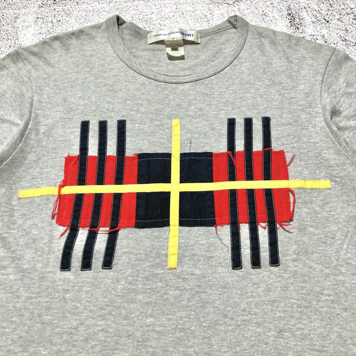 Comme des Garcons SHIRT 🇫🇷 Comme Des Garcons Shirt Geometry Patch T-shirt Designer Size US S / EU 44-46 / 1 - 4 Thumbnail