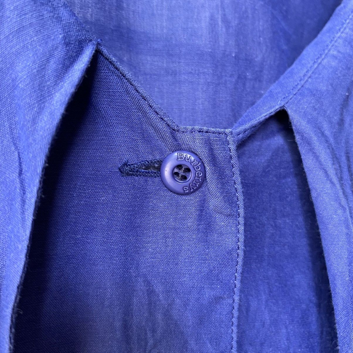 Burberry BURBERRYS Vintage Royal Blue Bow Blouse Size M / US 6-8 / IT 42-44 - 23 Thumbnail