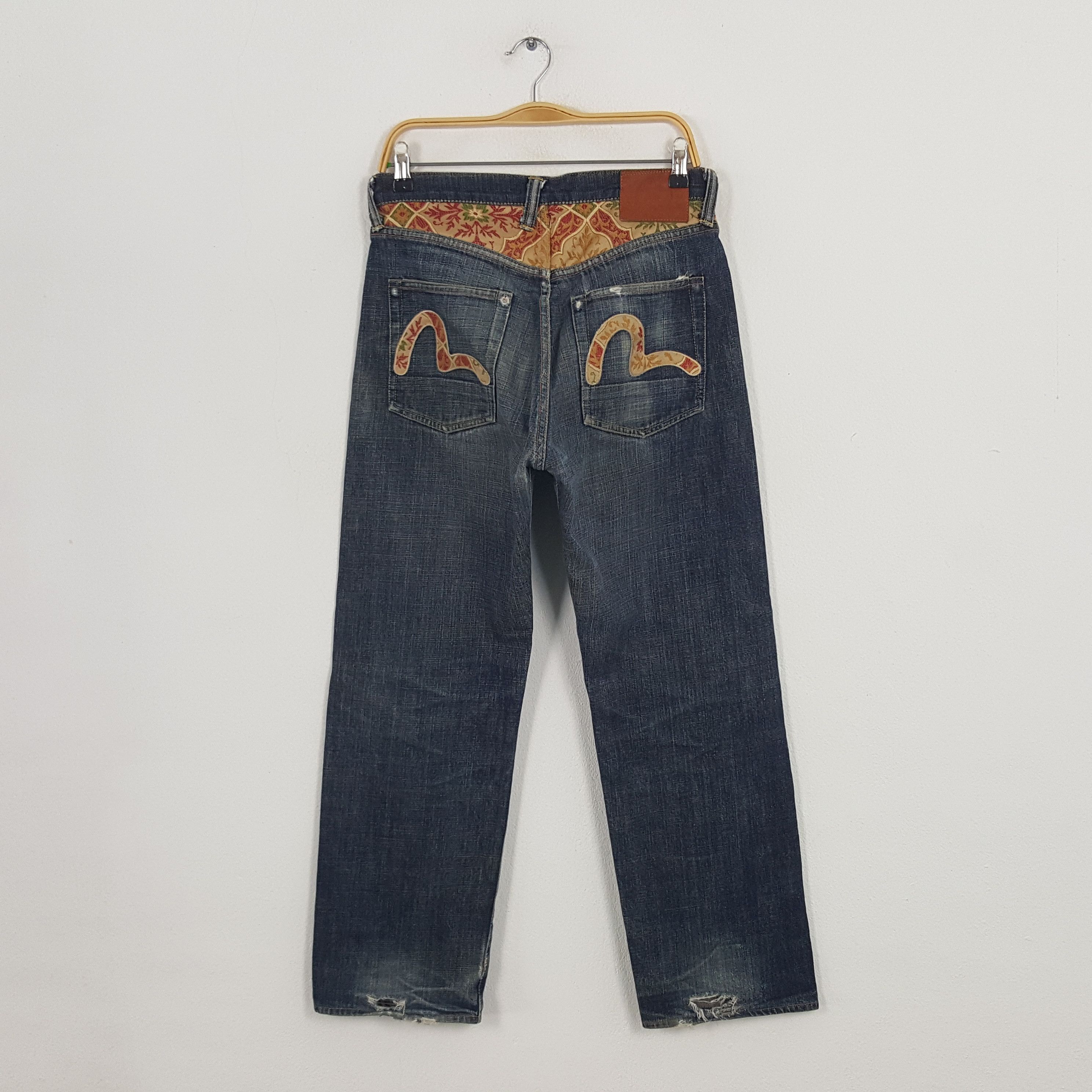 Evisu × Japanese Brand × Vintage Vintage Evisu Japanese Brand Daicock Custom Denim Jeans Size US 30 / EU 46 - 4 Thumbnail