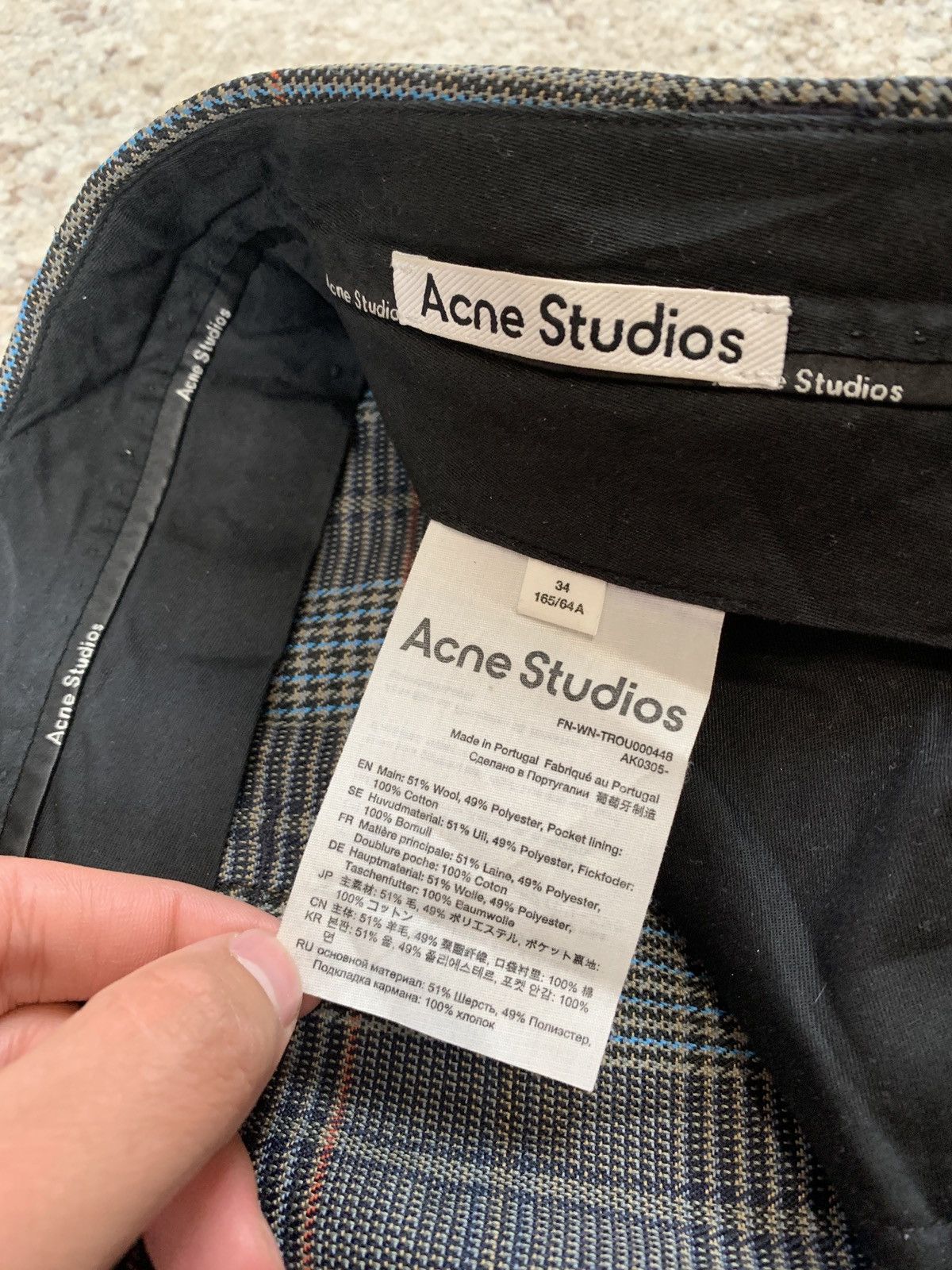 Acne Studios Acne Studios Striped Pants Size 24" / US 00 / IT 34 - 4 Thumbnail