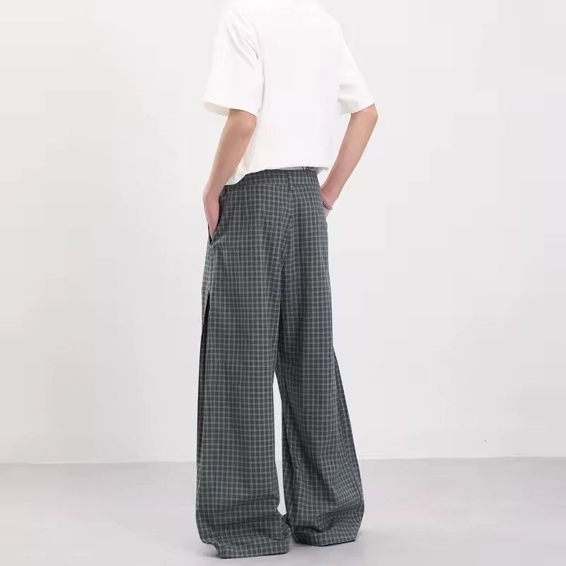 Other Plaid Vintage Retro Style Baggy Trendy Streetwear Pants Size US 29 - 5 Thumbnail