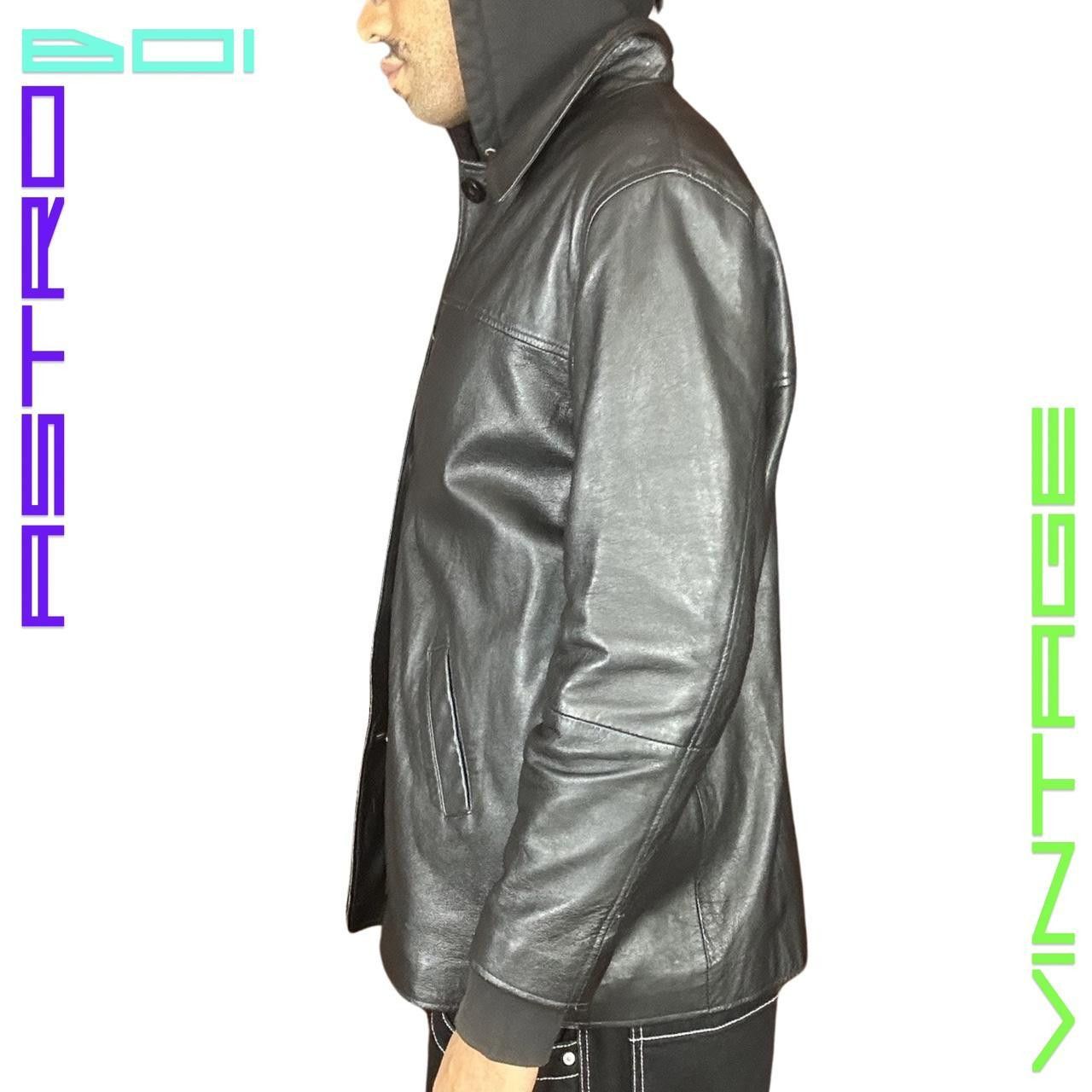 Vintage VINTAGE MODA INTERNATIONAL BLACK CLASSIC LEATHER JACKET _ XL Size US XL / EU 56 / 4 - 6 Thumbnail