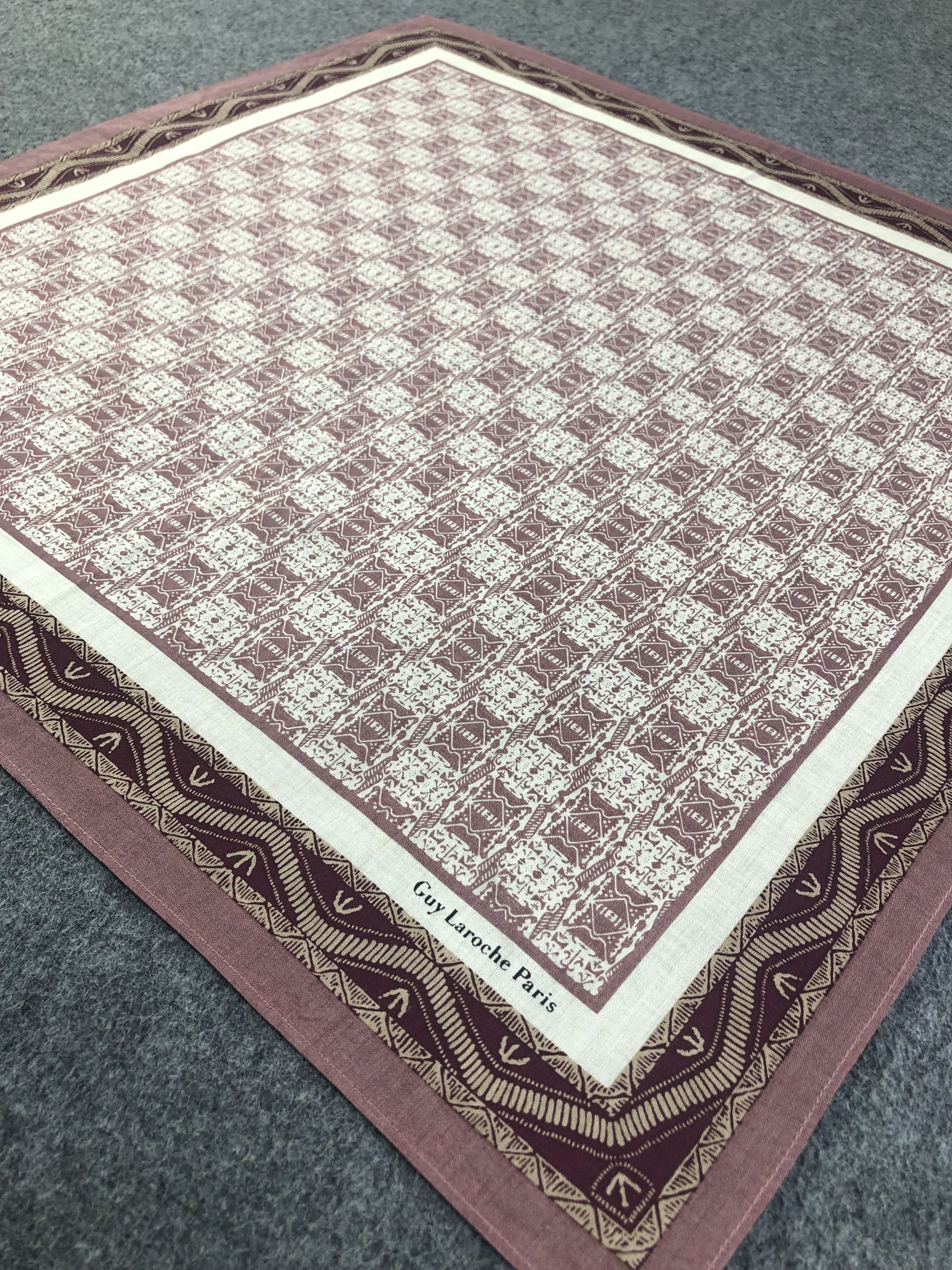 Guy Laroche × Vintage Guy Laroche Handkerchief / Bandana / Neckerchief Size ONE SIZE - 3 Thumbnail