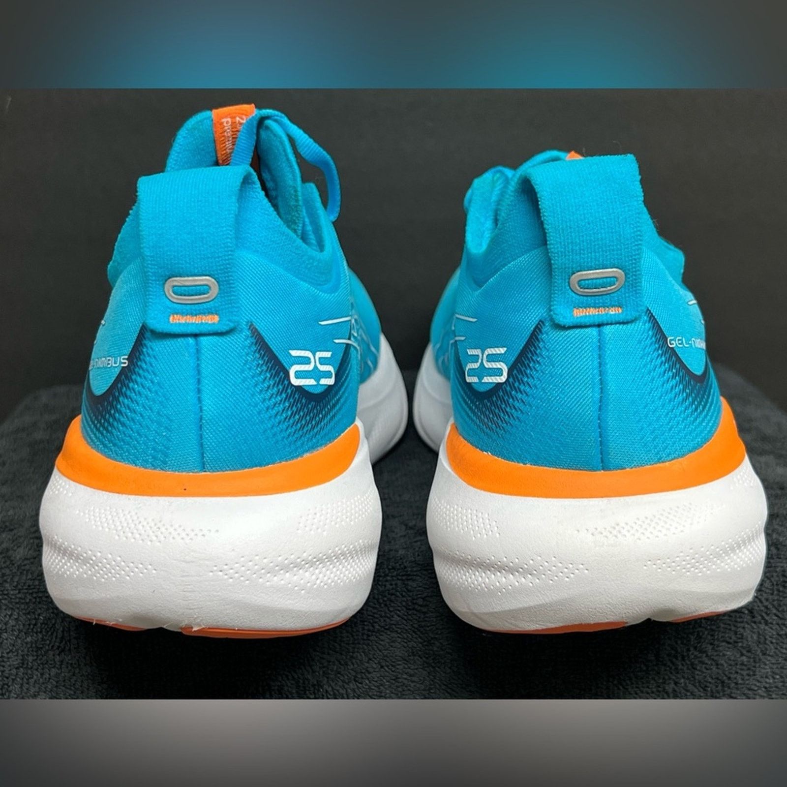 Asics Asics Mens Gel Nimbus 25 Blue Running Shoes Sneakers WORN 3X Size US 11.5 / EU 44-45 - 6 Thumbnail